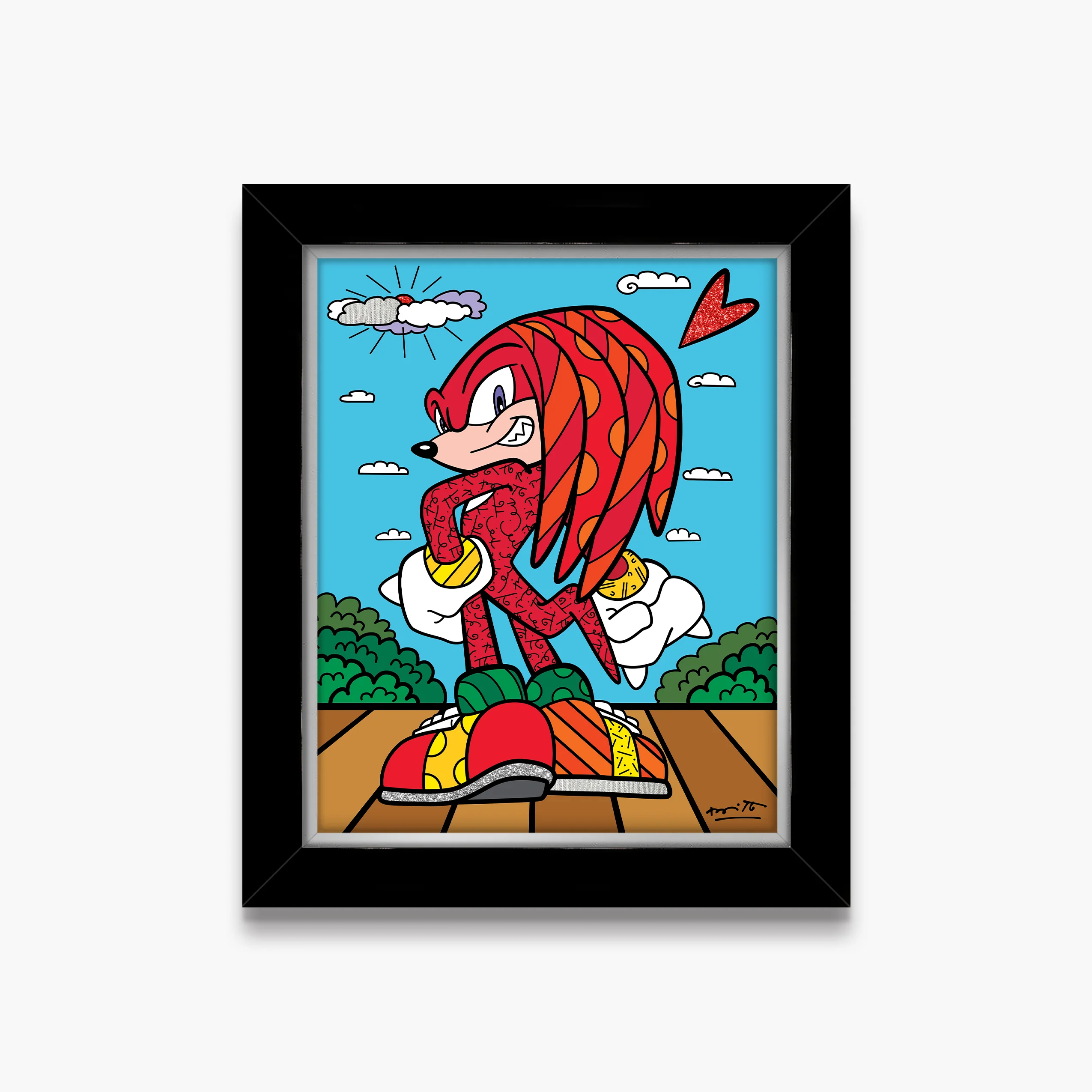 Knuckles The Echidna - Sega By Britto - Limited Edition Print - Image 4