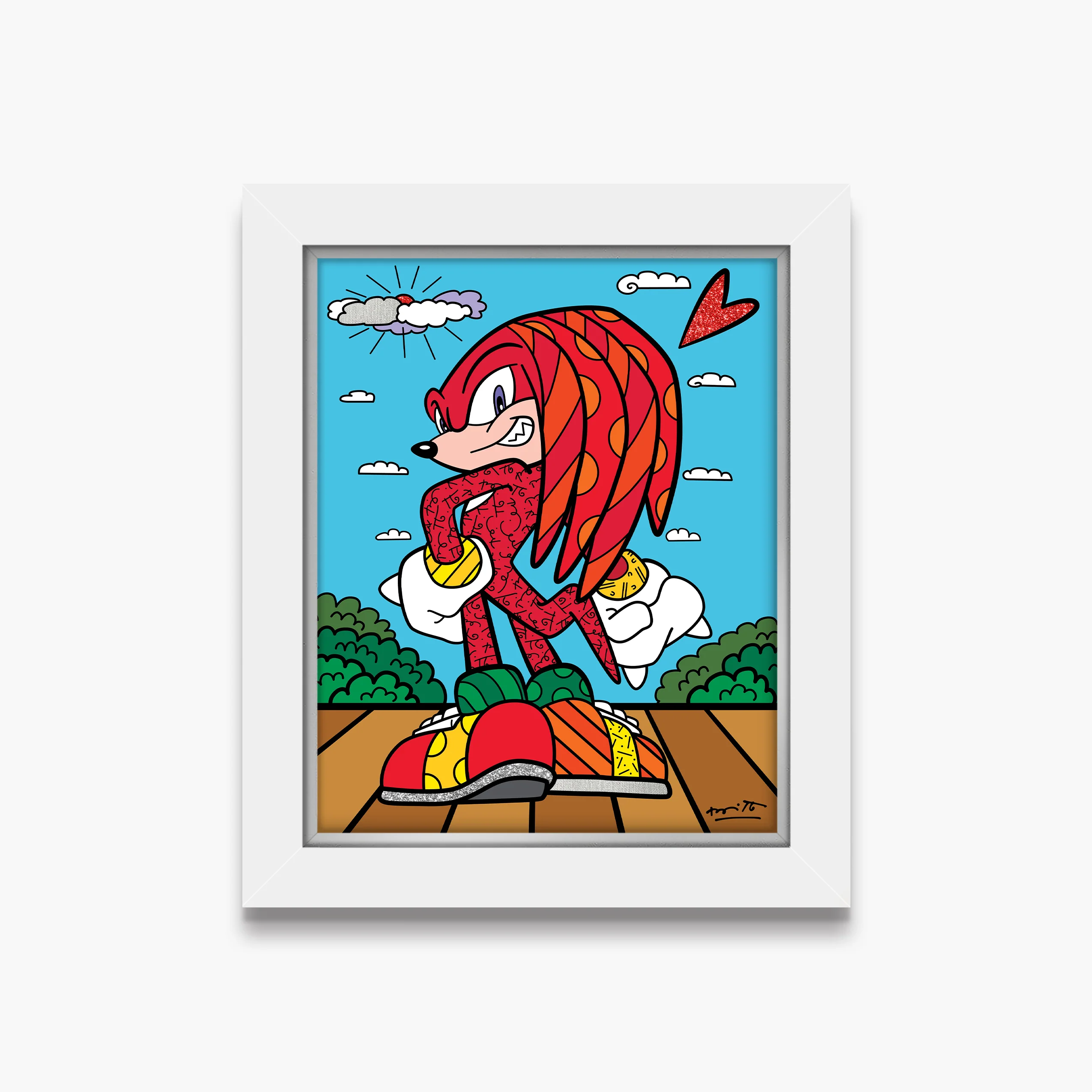 Knuckles The Echidna - Sega By Britto - Limited Edition Print - Image 5
