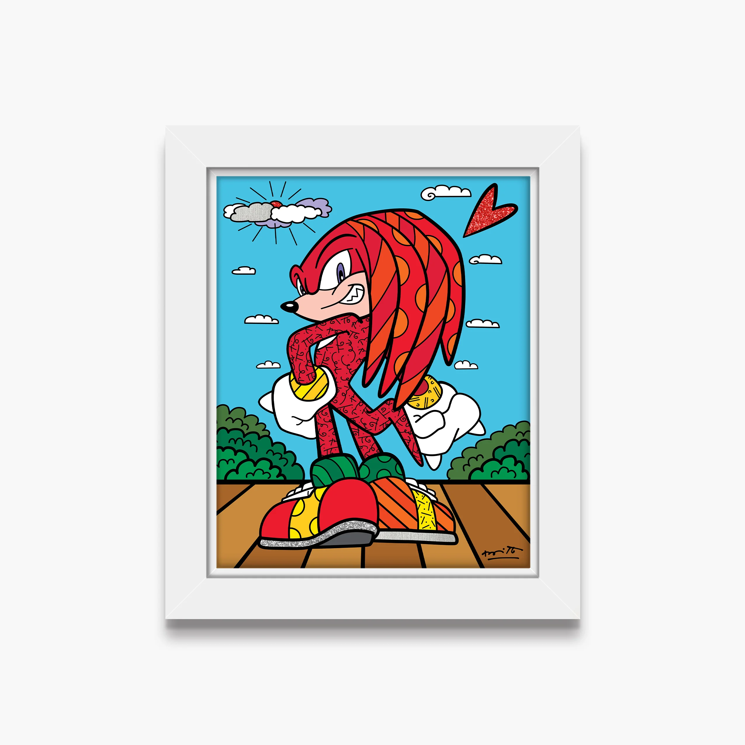 Knuckles The Echidna - Sega By Britto - Limited Edition Print - Image 7
