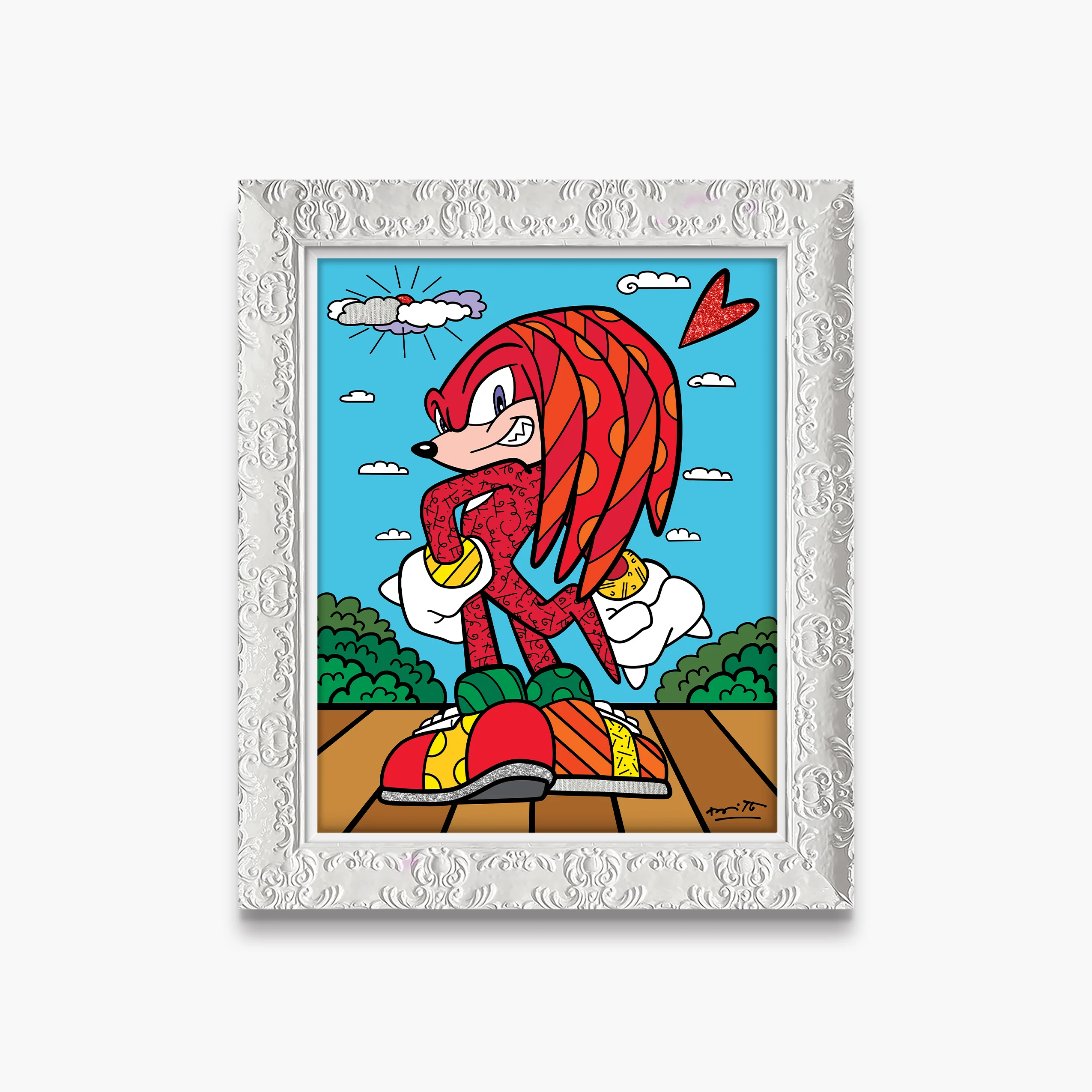 Knuckles The Echidna - Sega By Britto - Limited Edition Print - Image 8