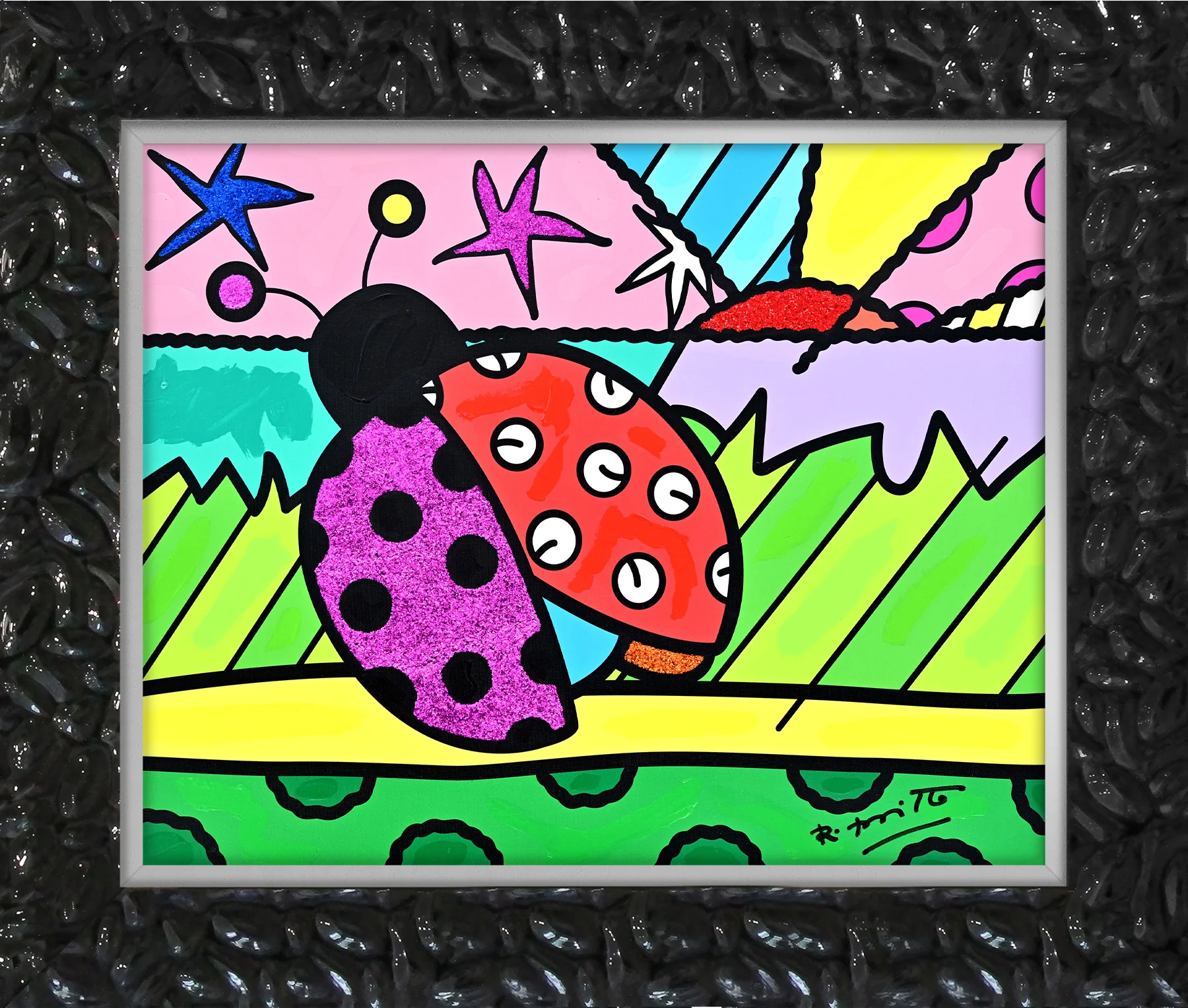 Lady Bug - Mixed Media Original - Image 10