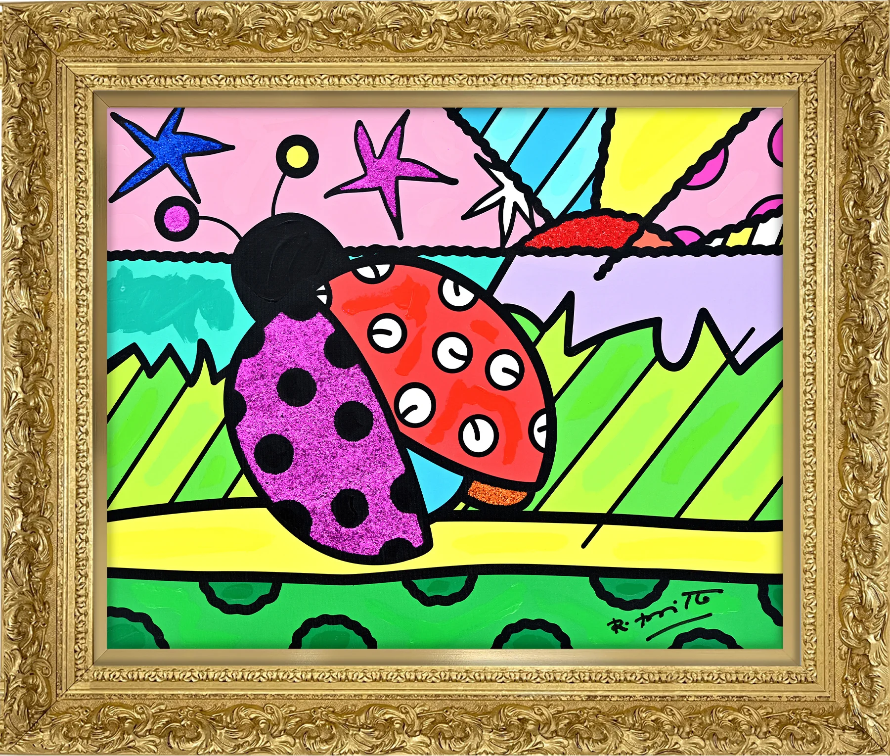 Lady Bug - Mixed Media Original - Image 13