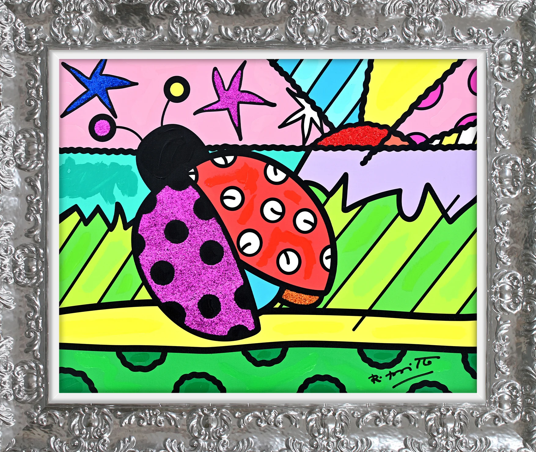 Lady Bug - Mixed Media Original - Image 14