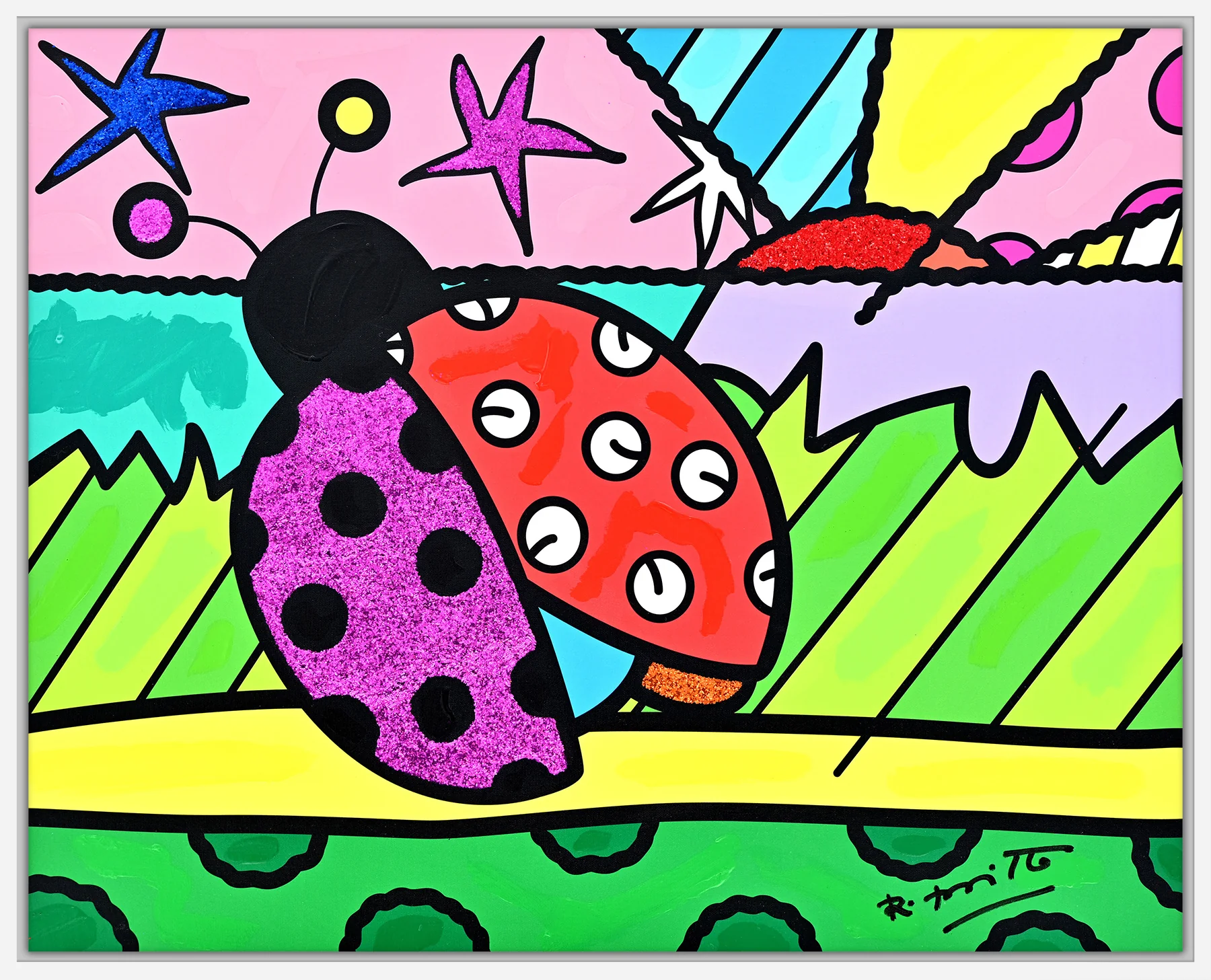 Lady Bug - Mixed Media Original - Image 15