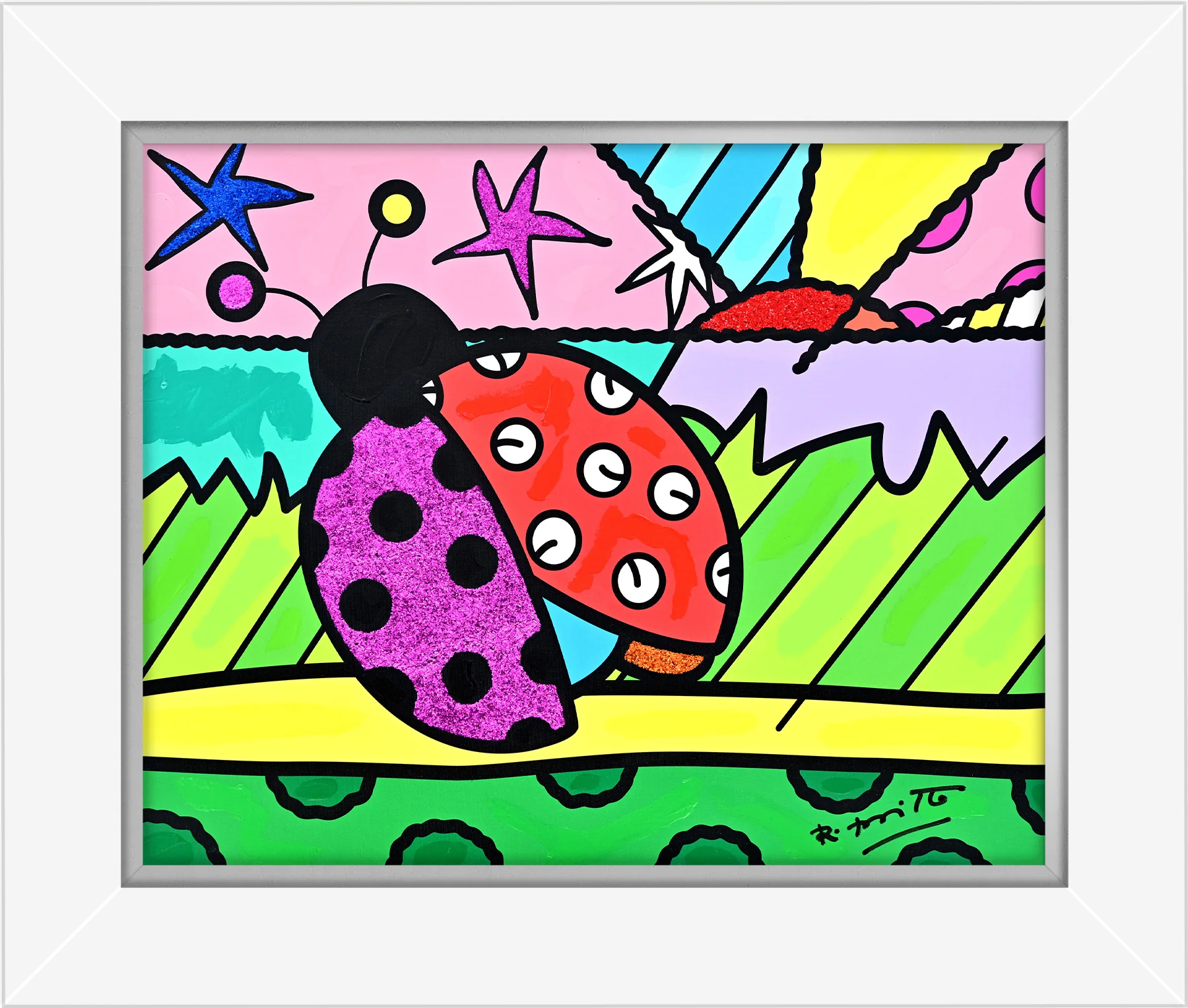 Lady Bug - Mixed Media Original - Image 16