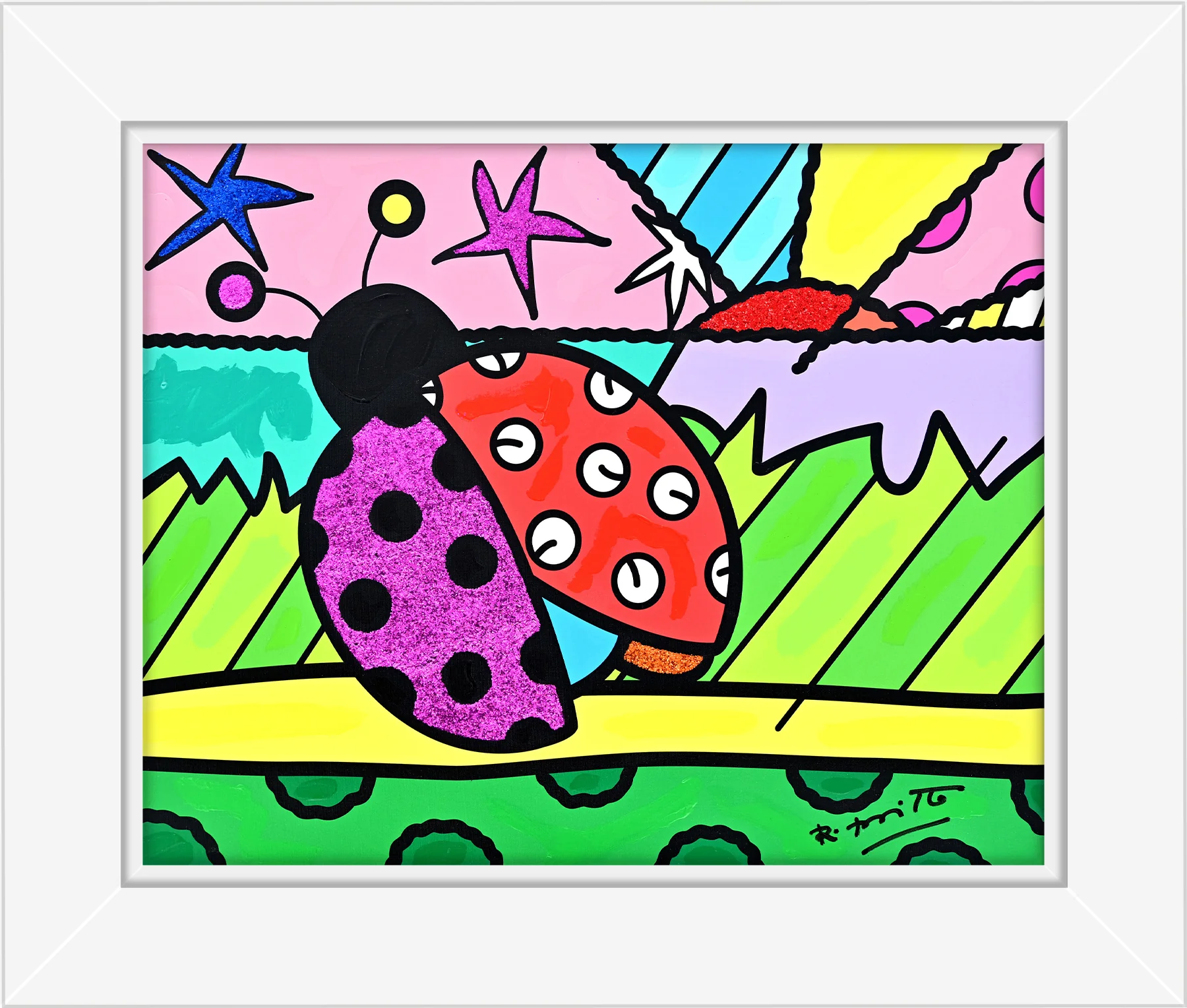 Lady Bug - Mixed Media Original - Image 17