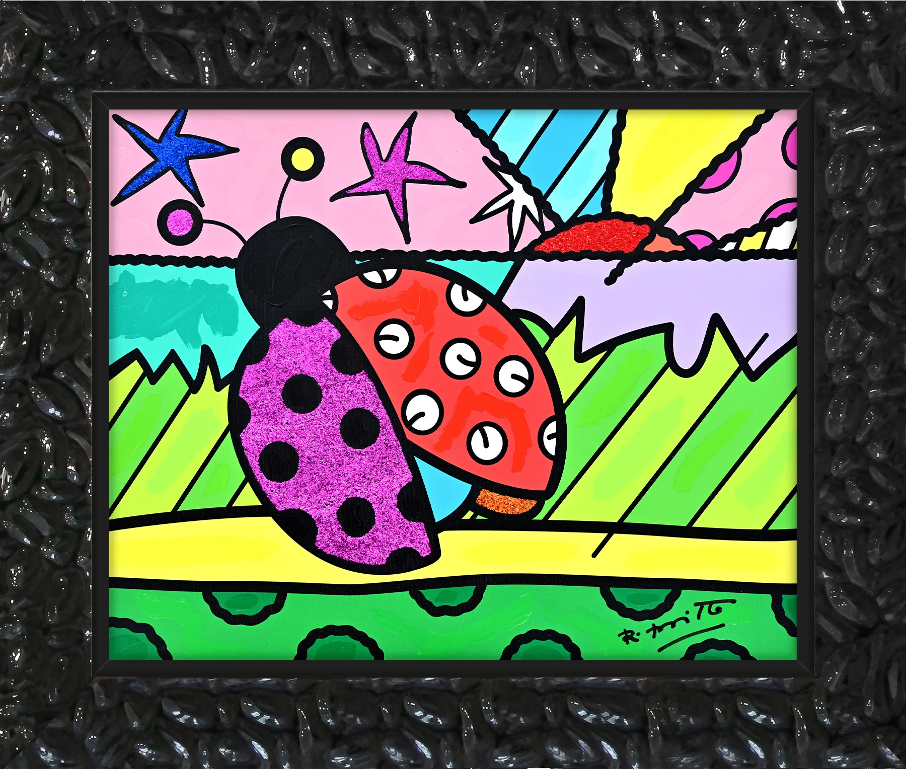 Lady Bug - Mixed Media Original - Image 2