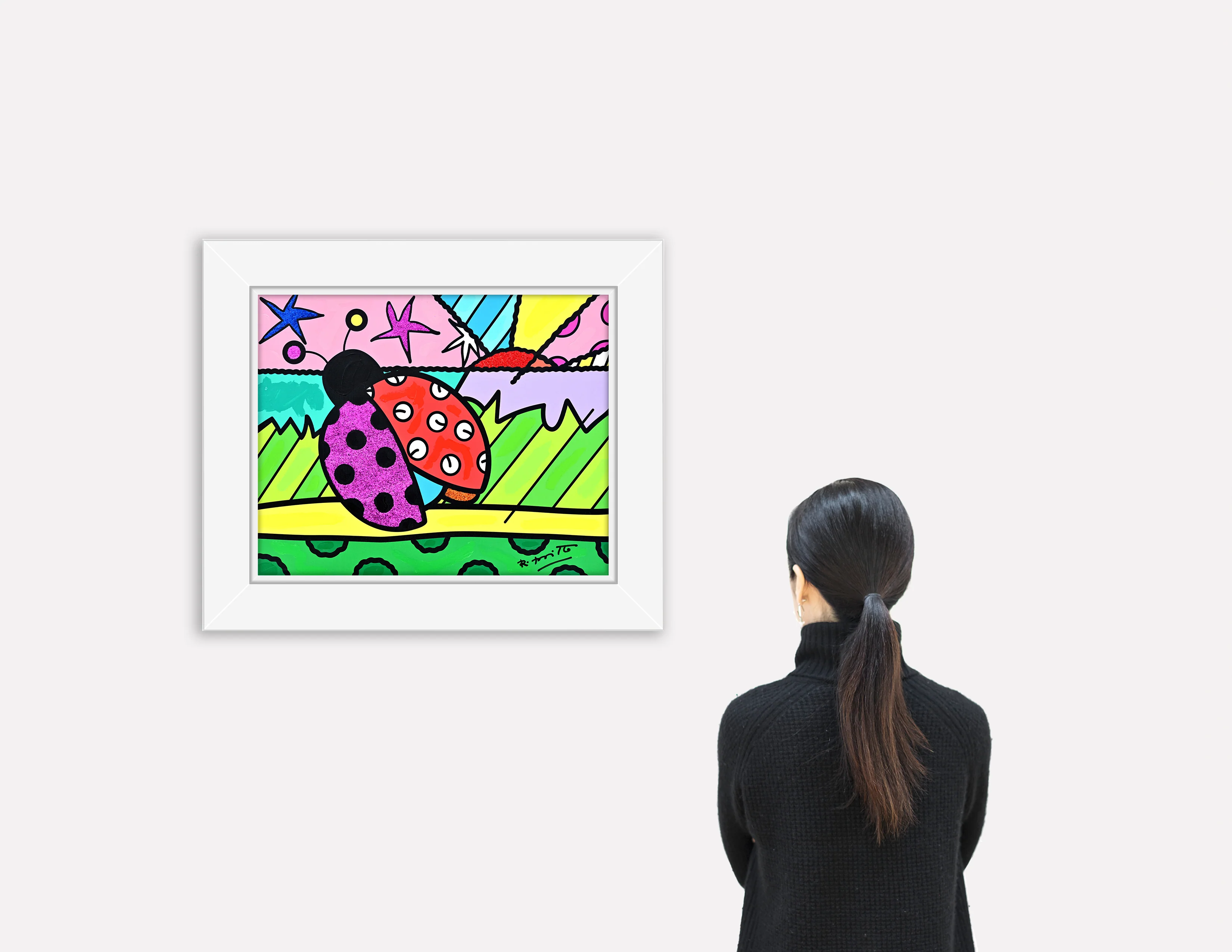 Lady Bug - Mixed Media Original - Image 4