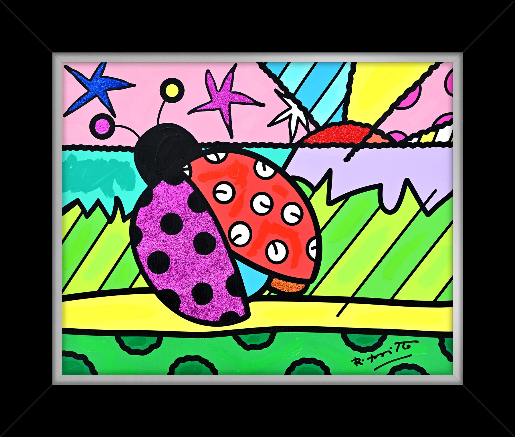 Lady Bug - Mixed Media Original - Image 7