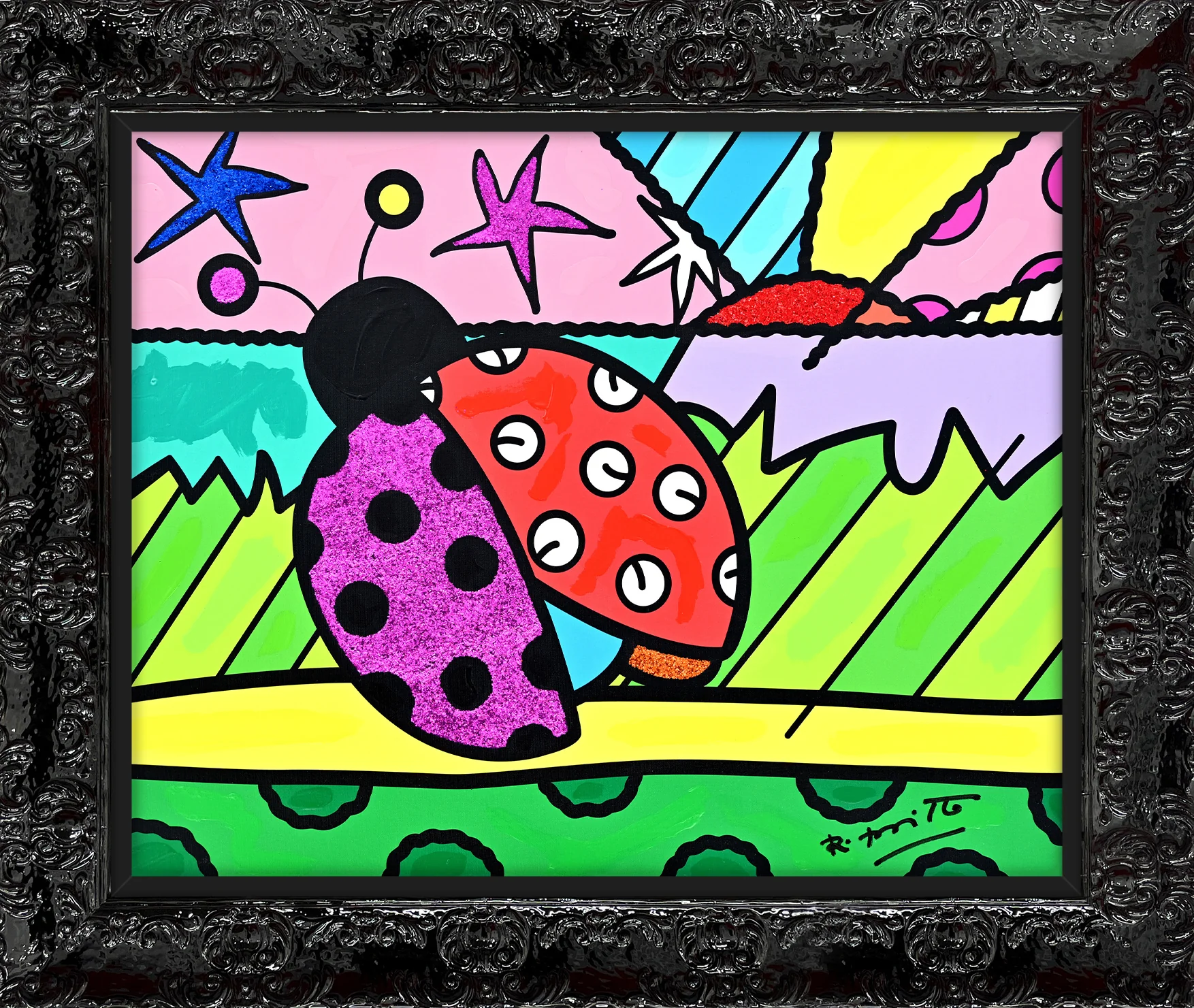 Lady Bug - Mixed Media Original - Image 8