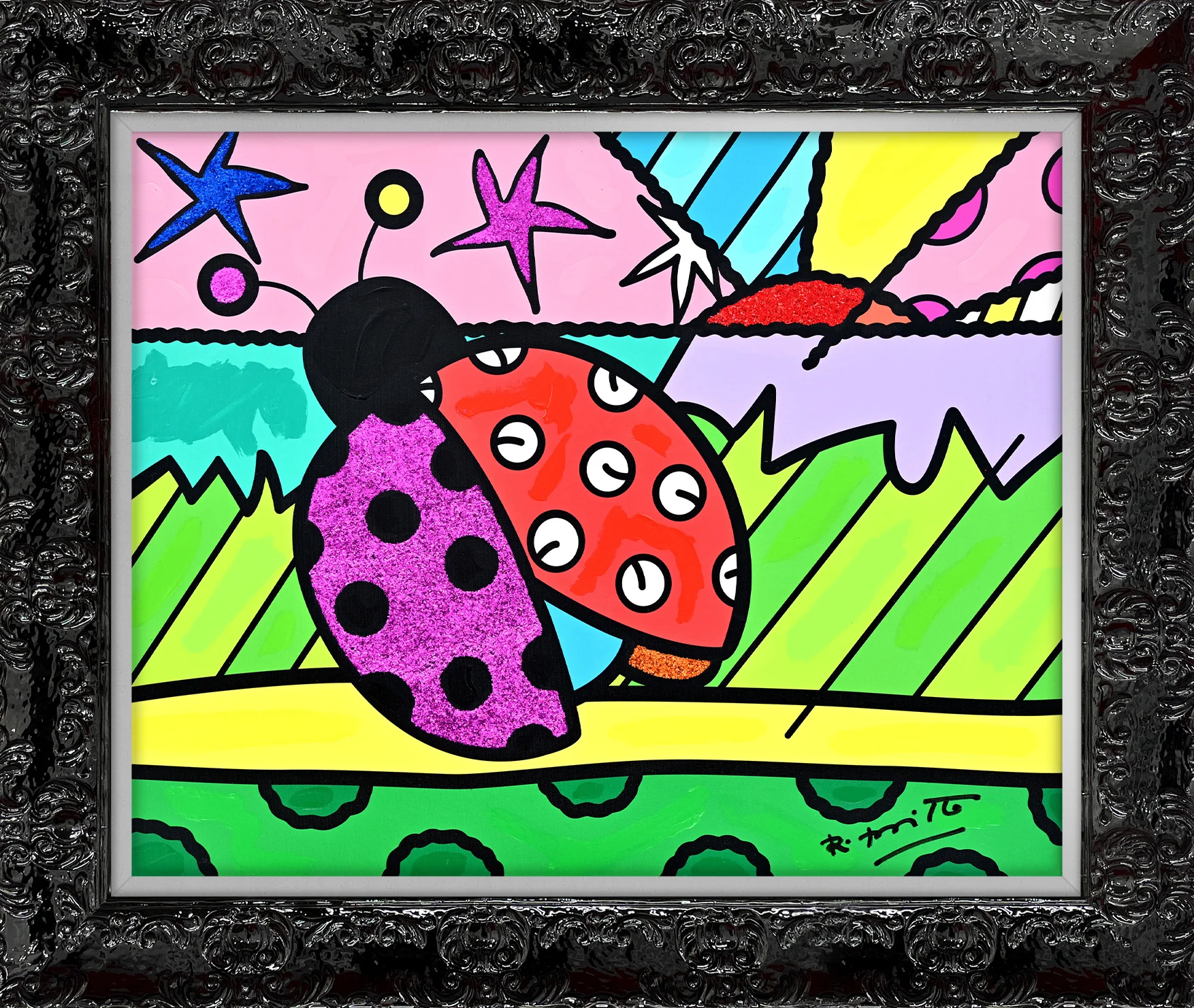 Lady Bug - Mixed Media Original - Image 9