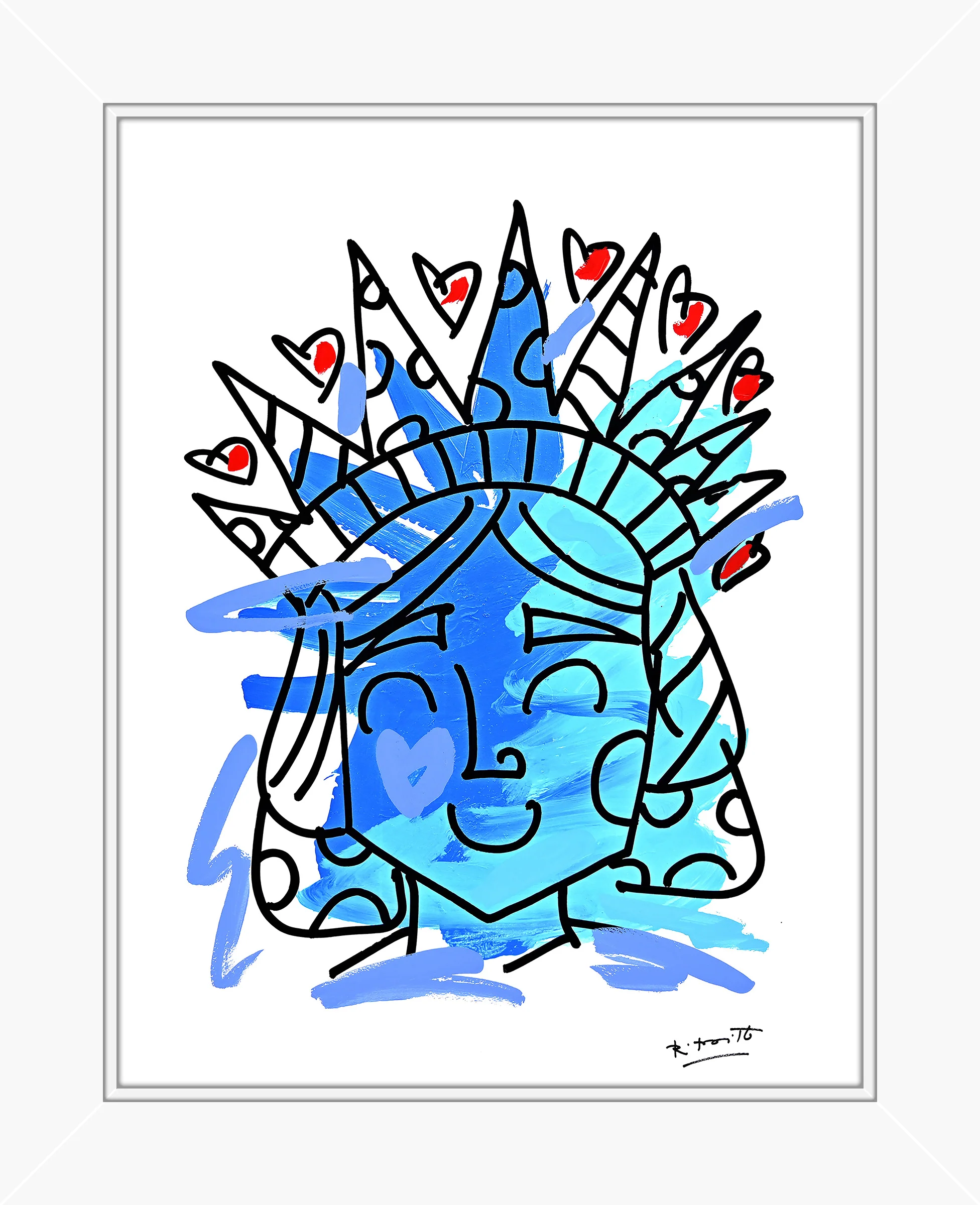 Lady Liberty - Mixed Media Original - Image 14