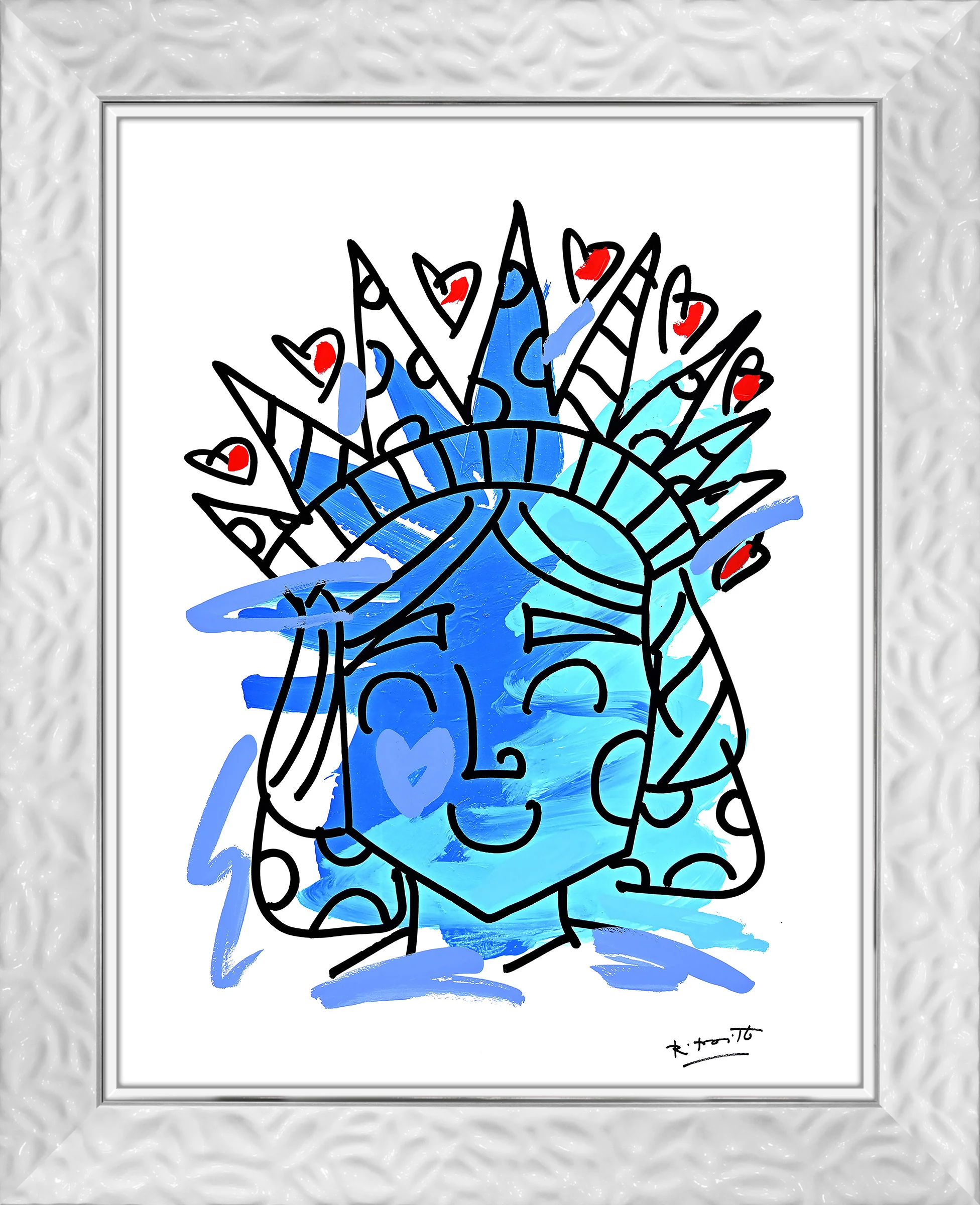 Lady Liberty - Mixed Media Original - Image 18