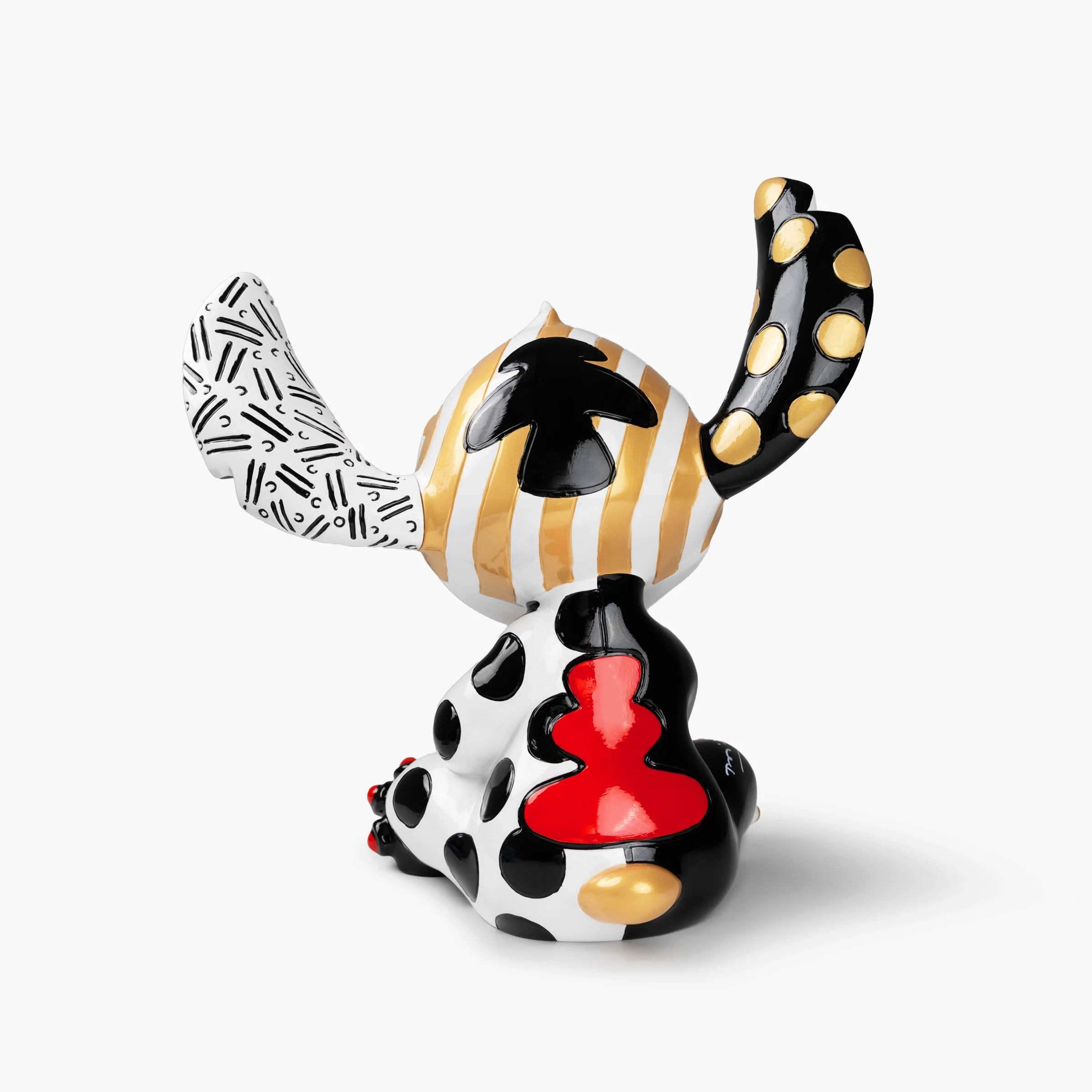 Large Stitch Black & Gold - Disney by Britto Figurine - Image 3