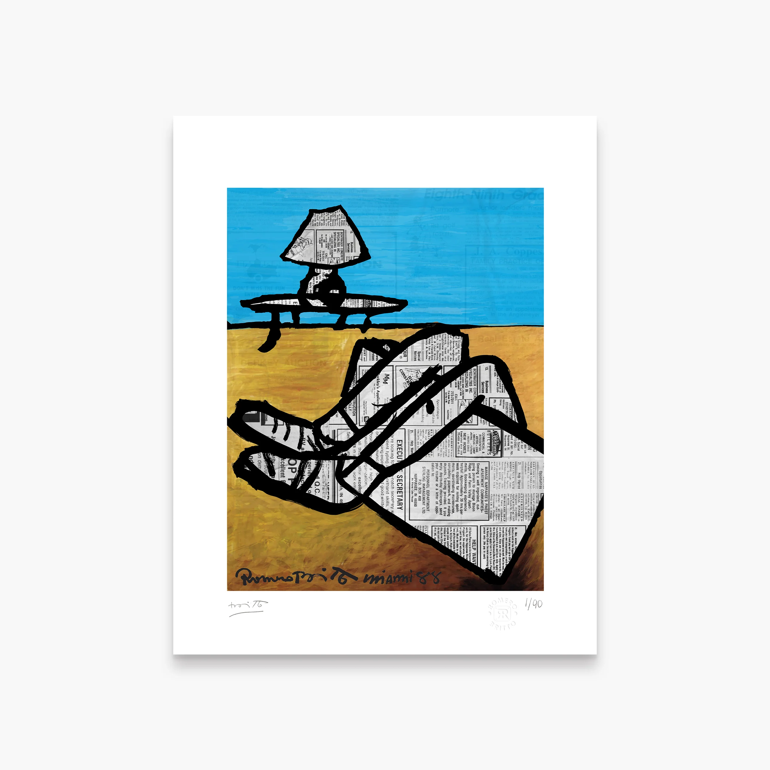 Leo's Legs- Limited Edition Print
