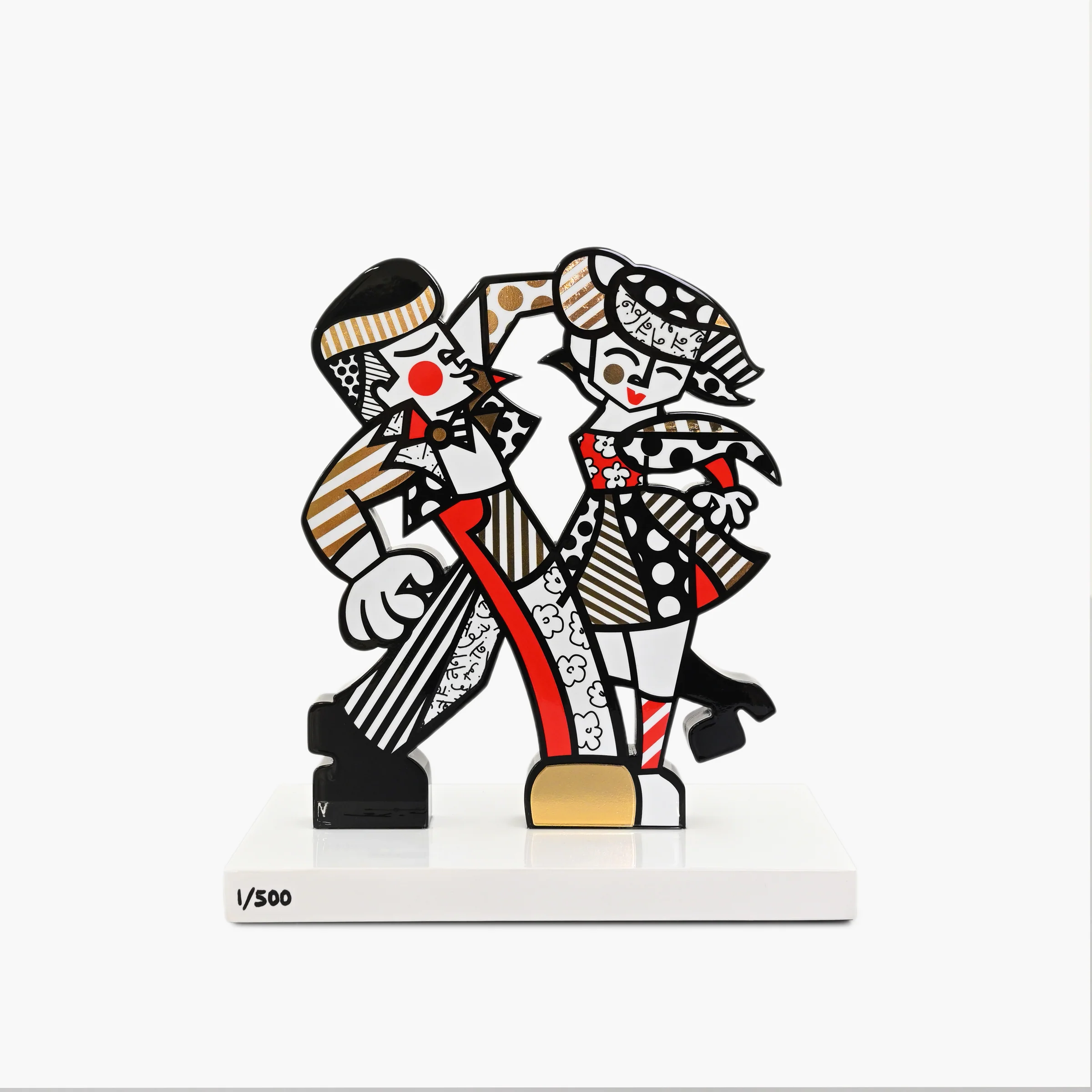 Let's Dance (White Base) - Limited Edition Sculpture - Image 2