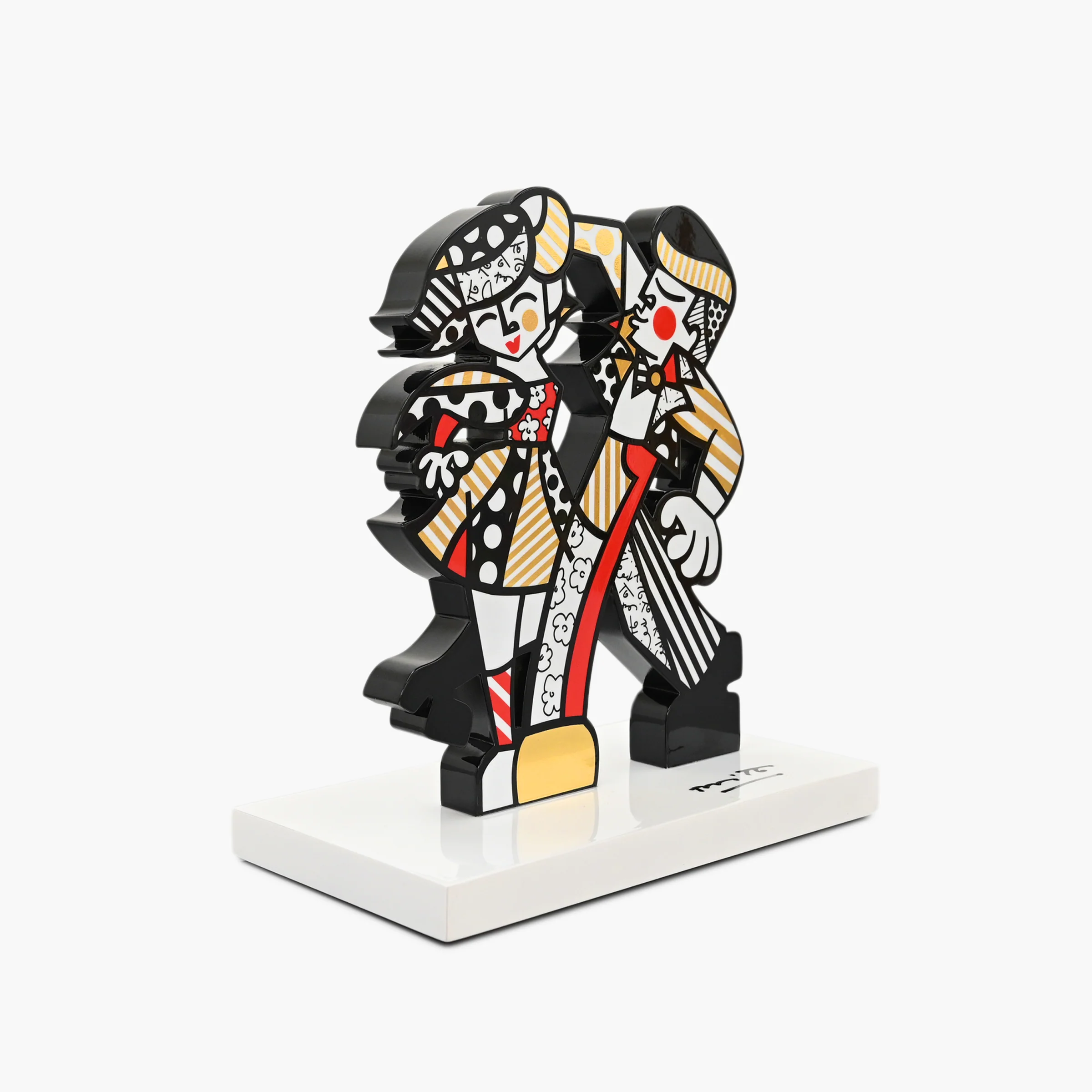 Let's Dance (White Base) - Limited Edition Sculpture - Image 3