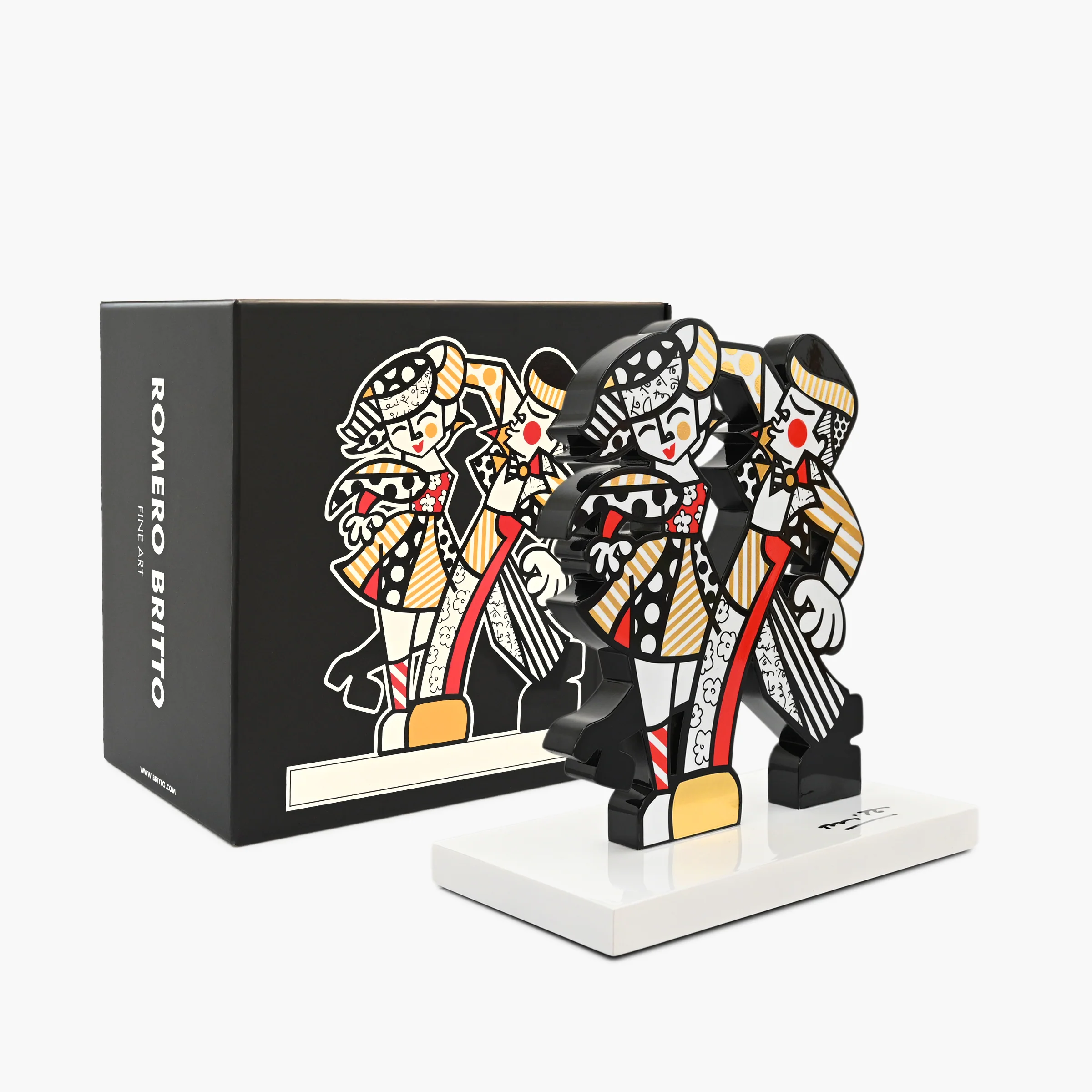 Let's Dance (White Base) - Limited Edition Sculpture - Image 4