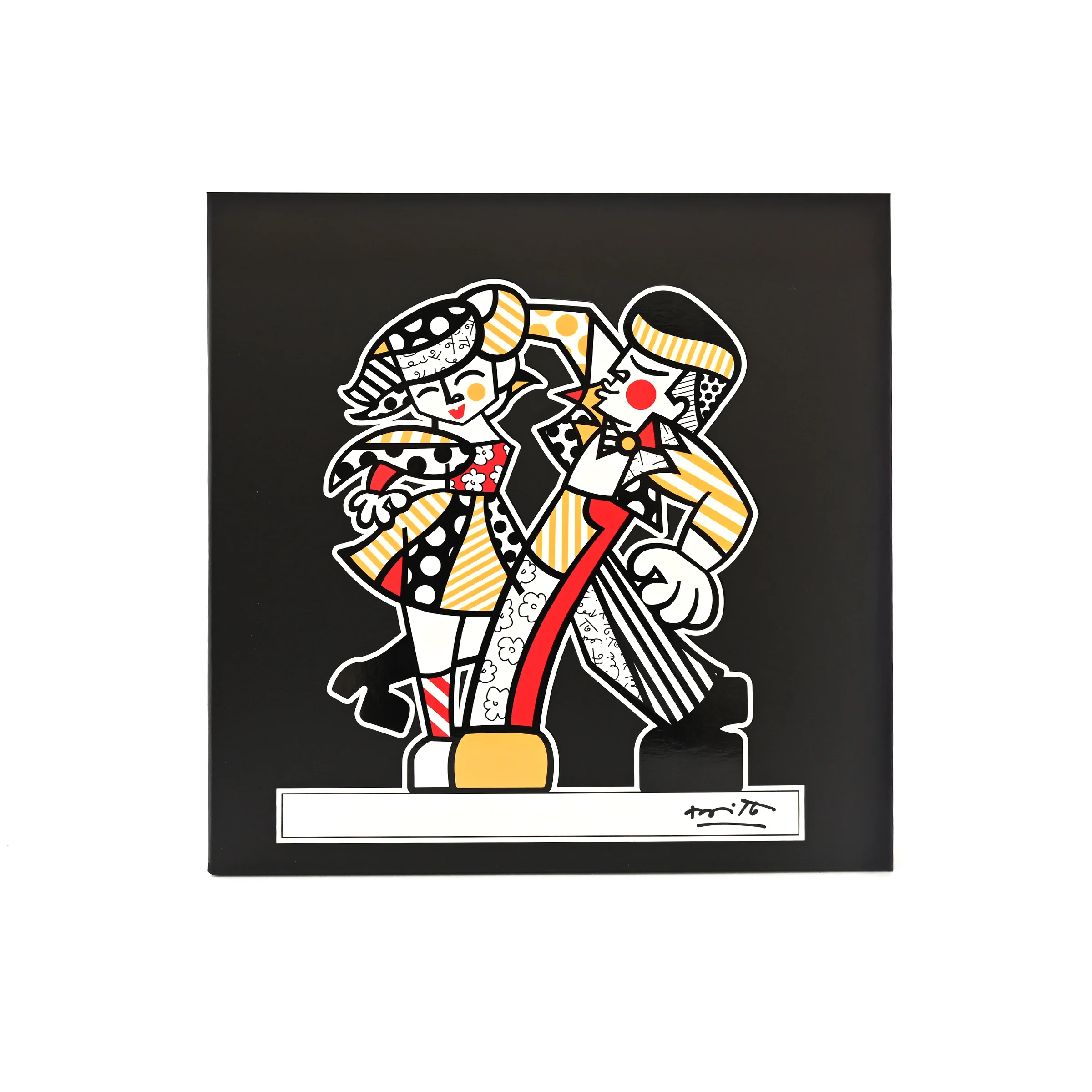 Let's Dance (White Base) - Limited Edition Sculpture - Image 5