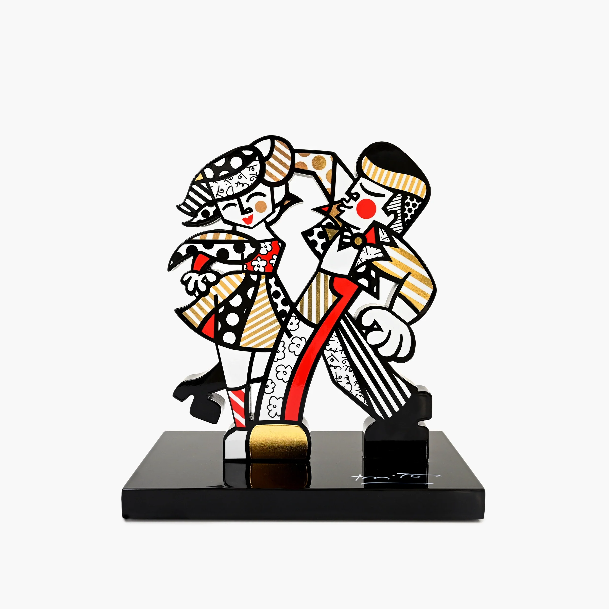 Let's Dance (Black Base) - Limited Edition Sculpture
