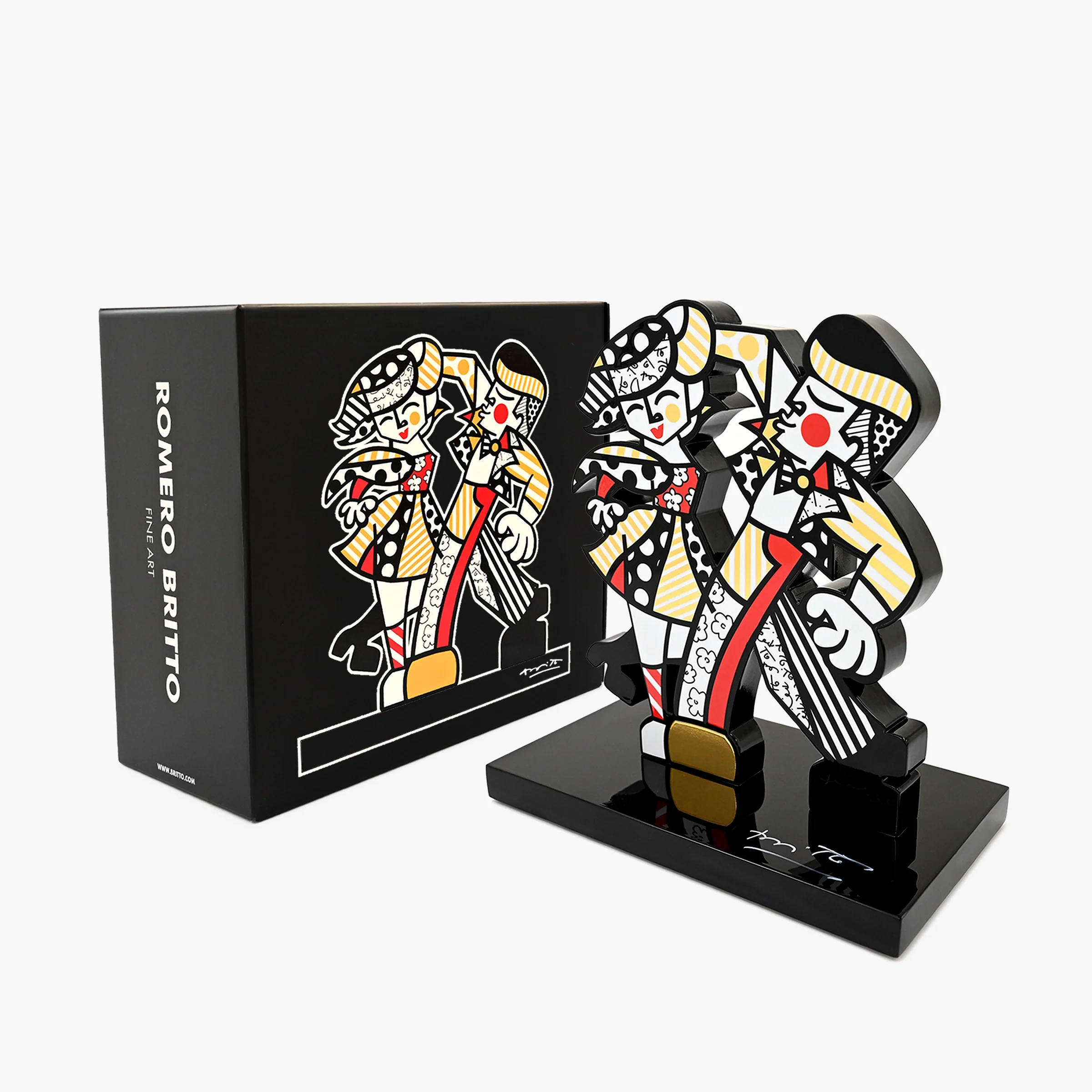 Let's Dance (Black Base) - Limited Edition Sculpture - Image 5
