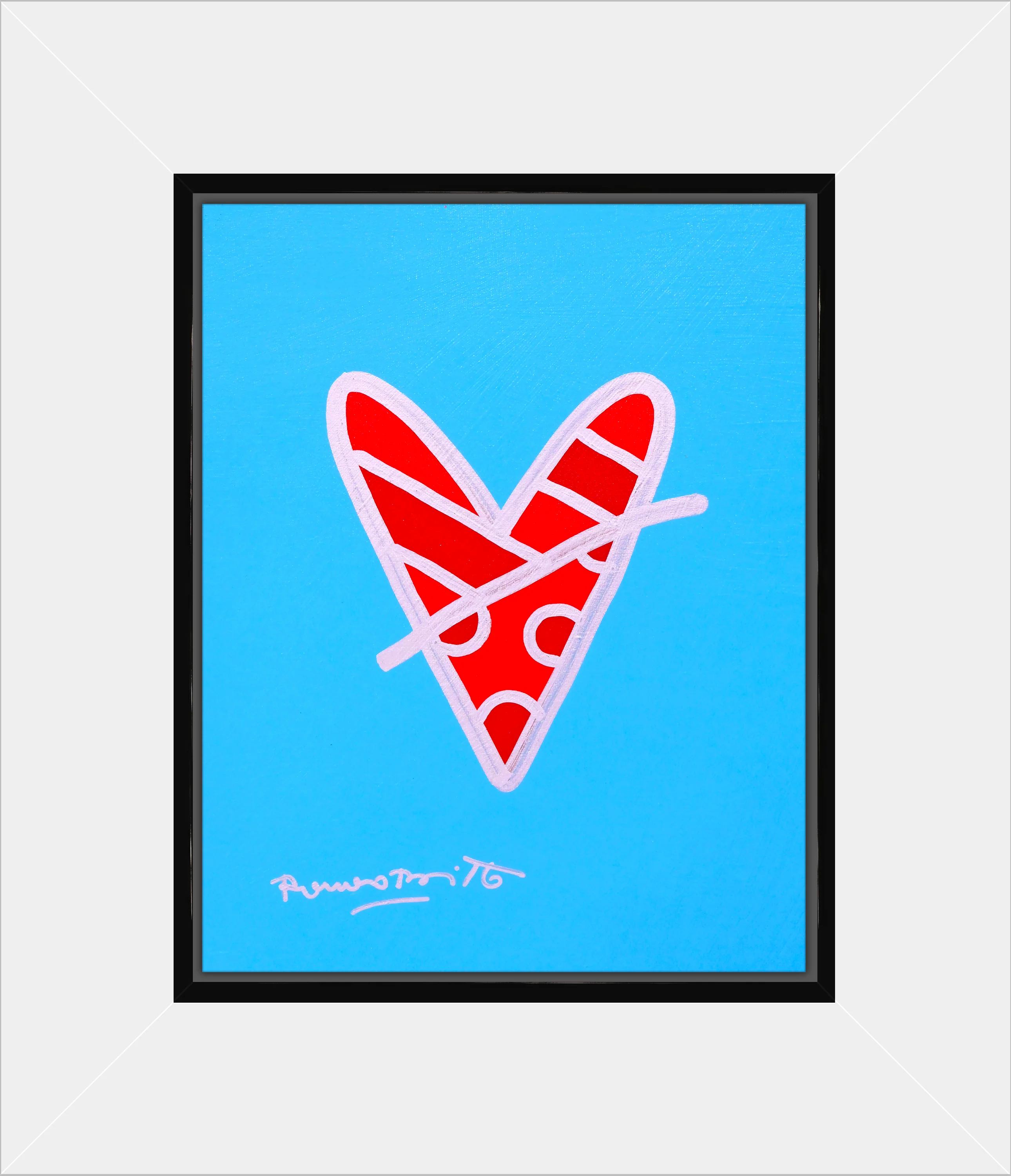 LIKE LOVE (BABY BLUE) -  Original Painting - Image 2