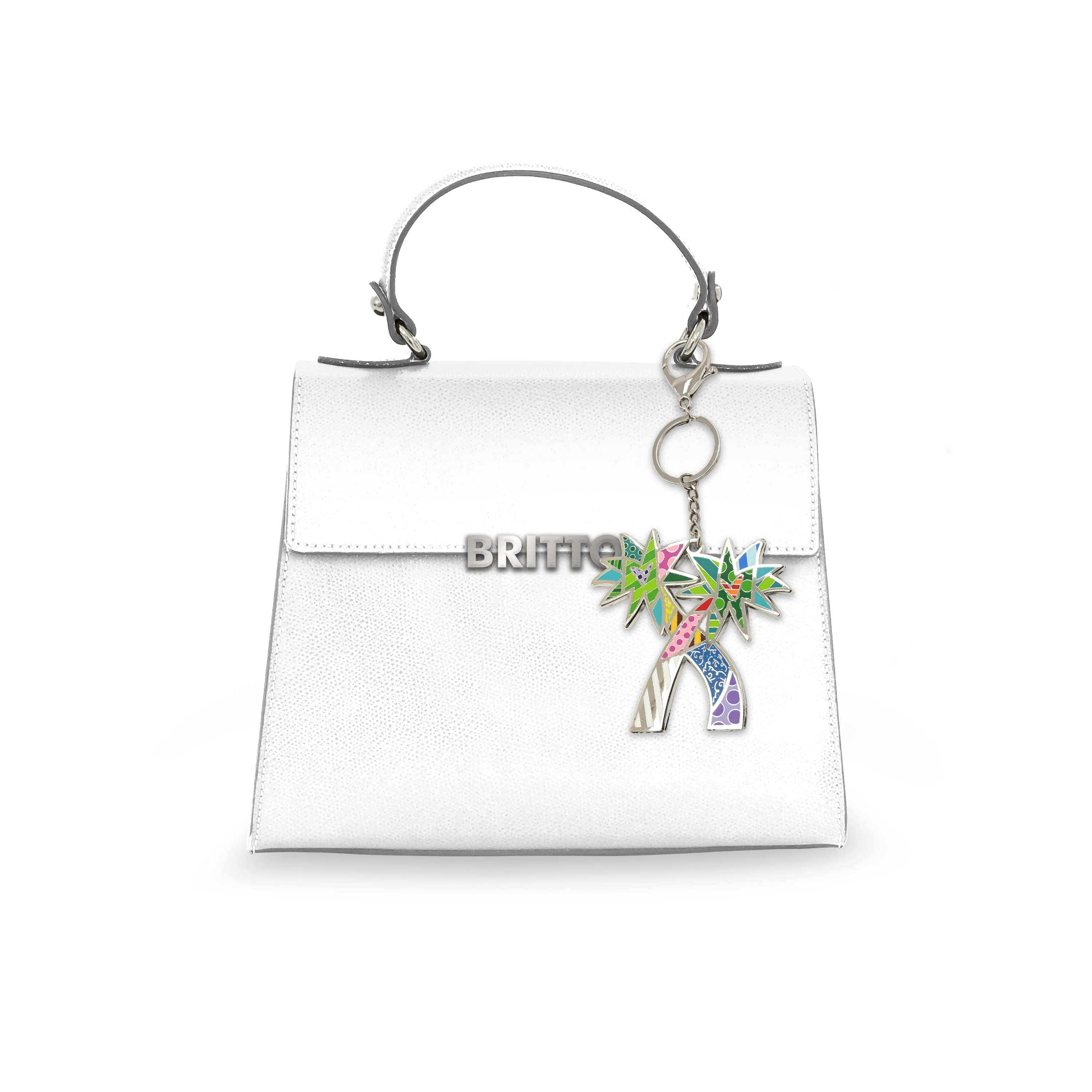 Palm Trees Britto Keychain & Bag Charm - Image 4