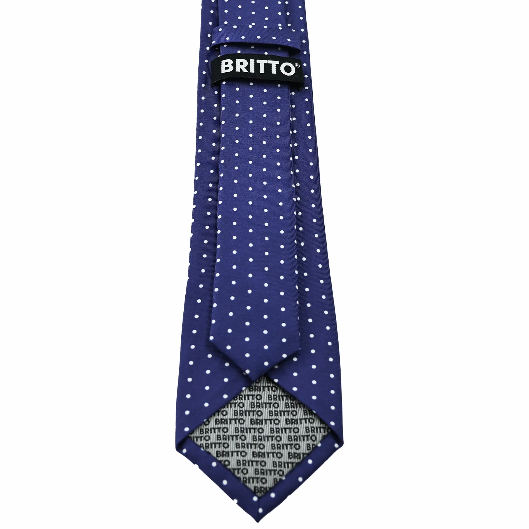 Dots On Blue Britto Tie - Image 4