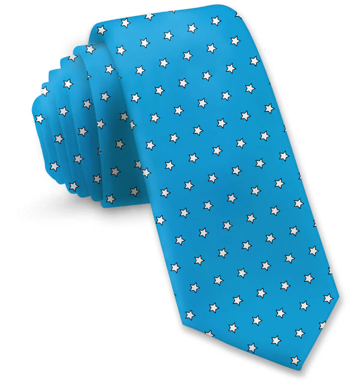 Stars On Baby Blue Britto Tie