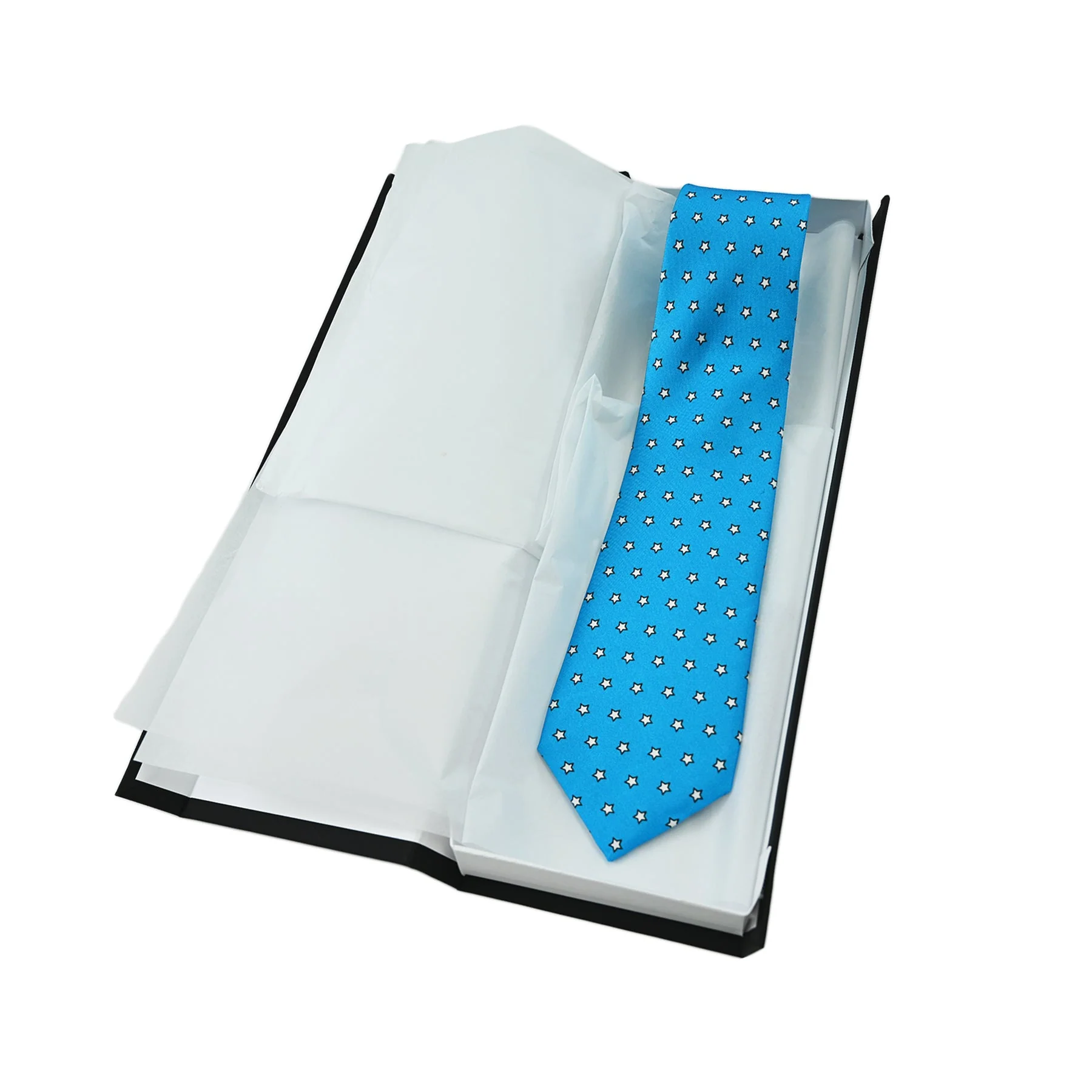 Stars On Baby Blue Britto Tie - Image 5