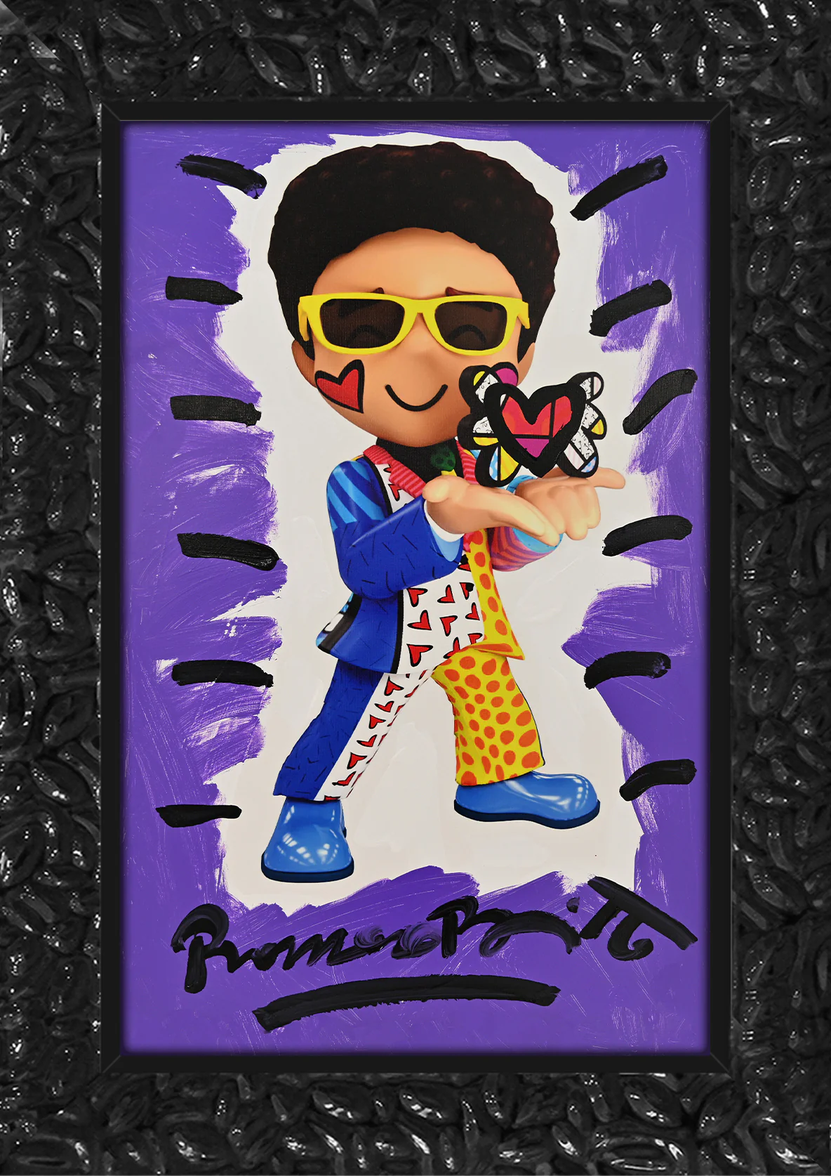 Little Britto - Mixed Media Original - Image 10