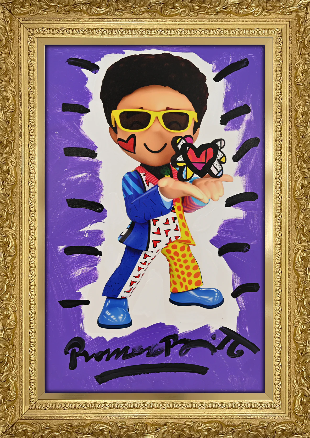 Little Britto - Mixed Media Original - Image 13