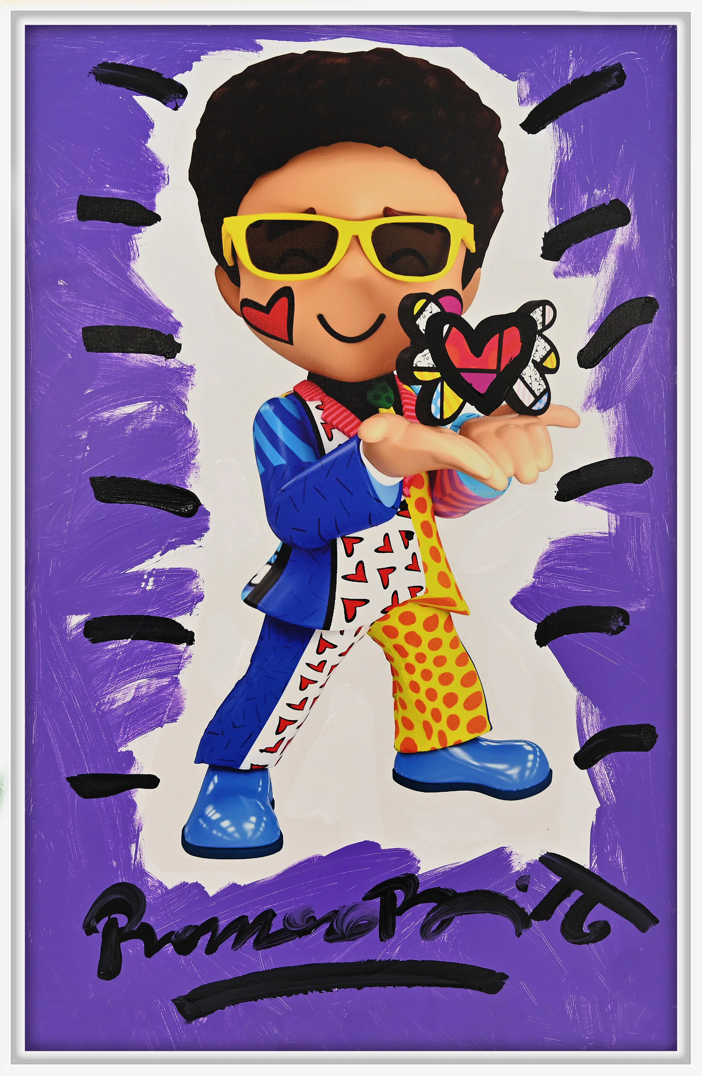 Little Britto - Mixed Media Original - Image 15