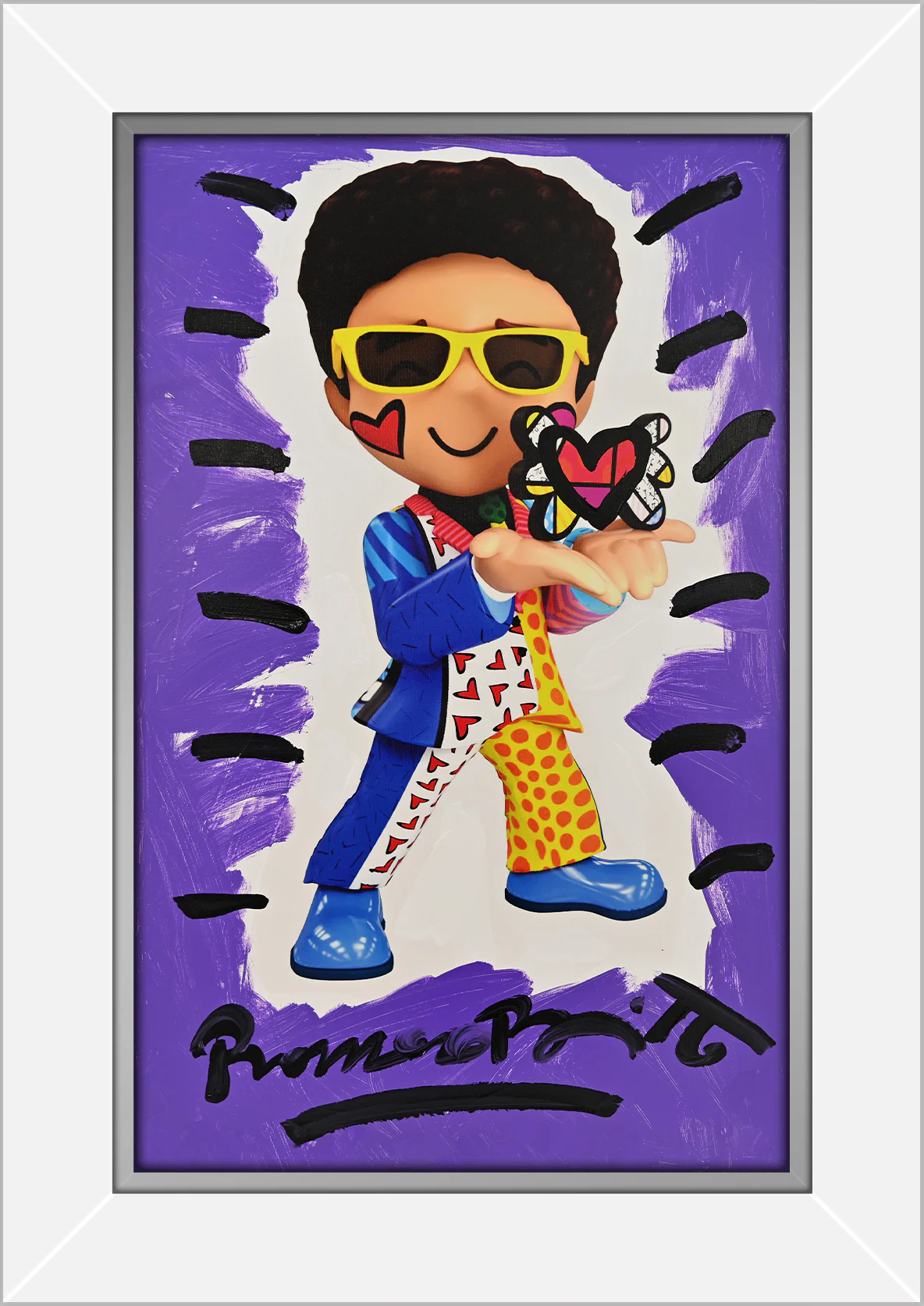 Little Britto - Mixed Media Original - Image 16
