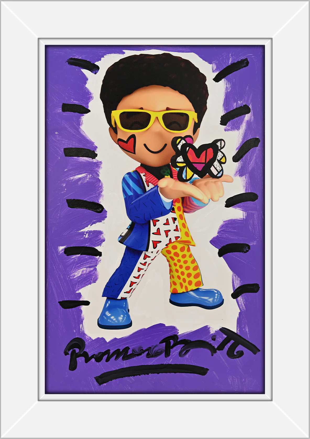Little Britto - Mixed Media Original - Image 17