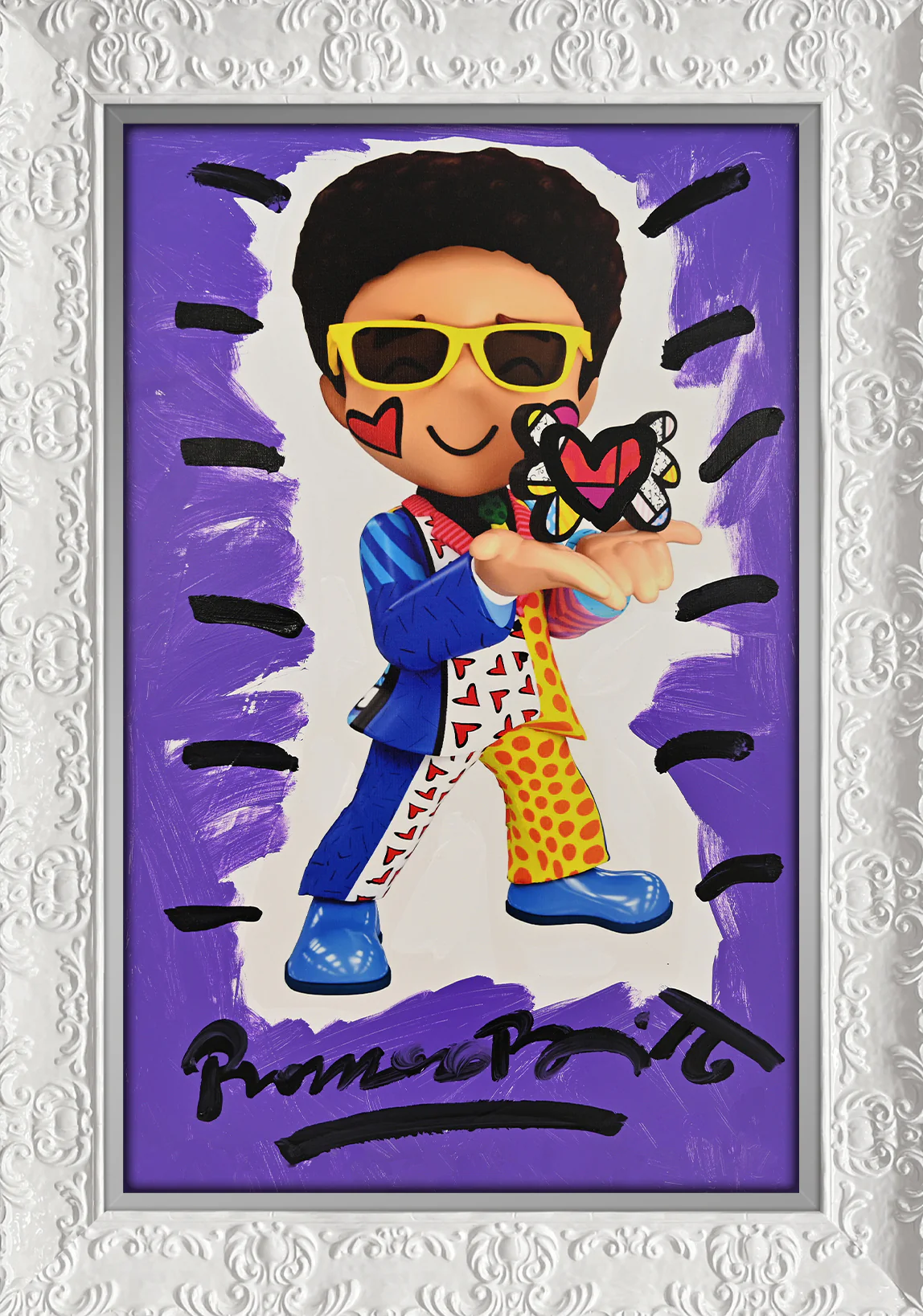 Little Britto - Mixed Media Original - Image 18
