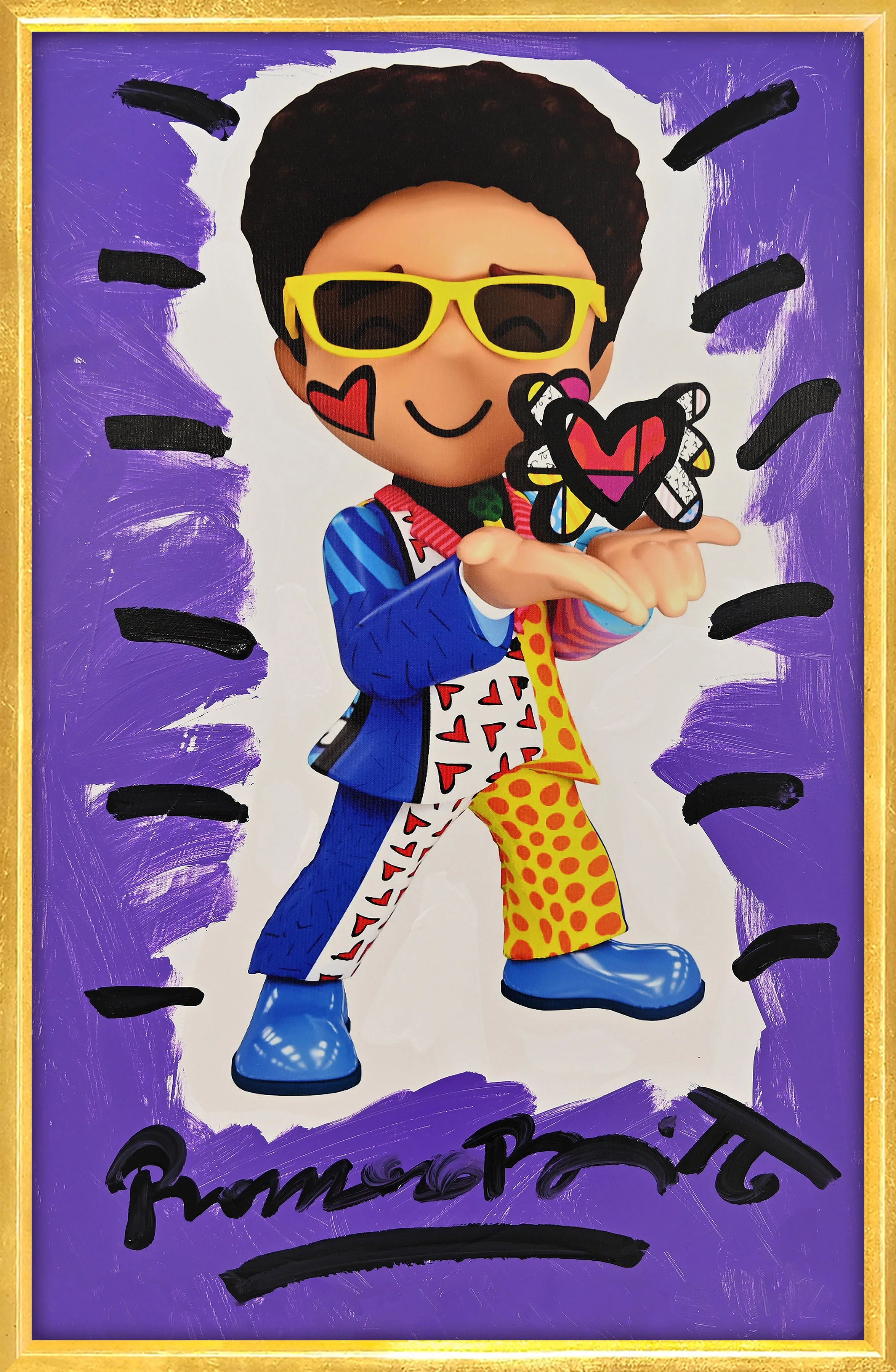Little Britto - Mixed Media Original - Image 2