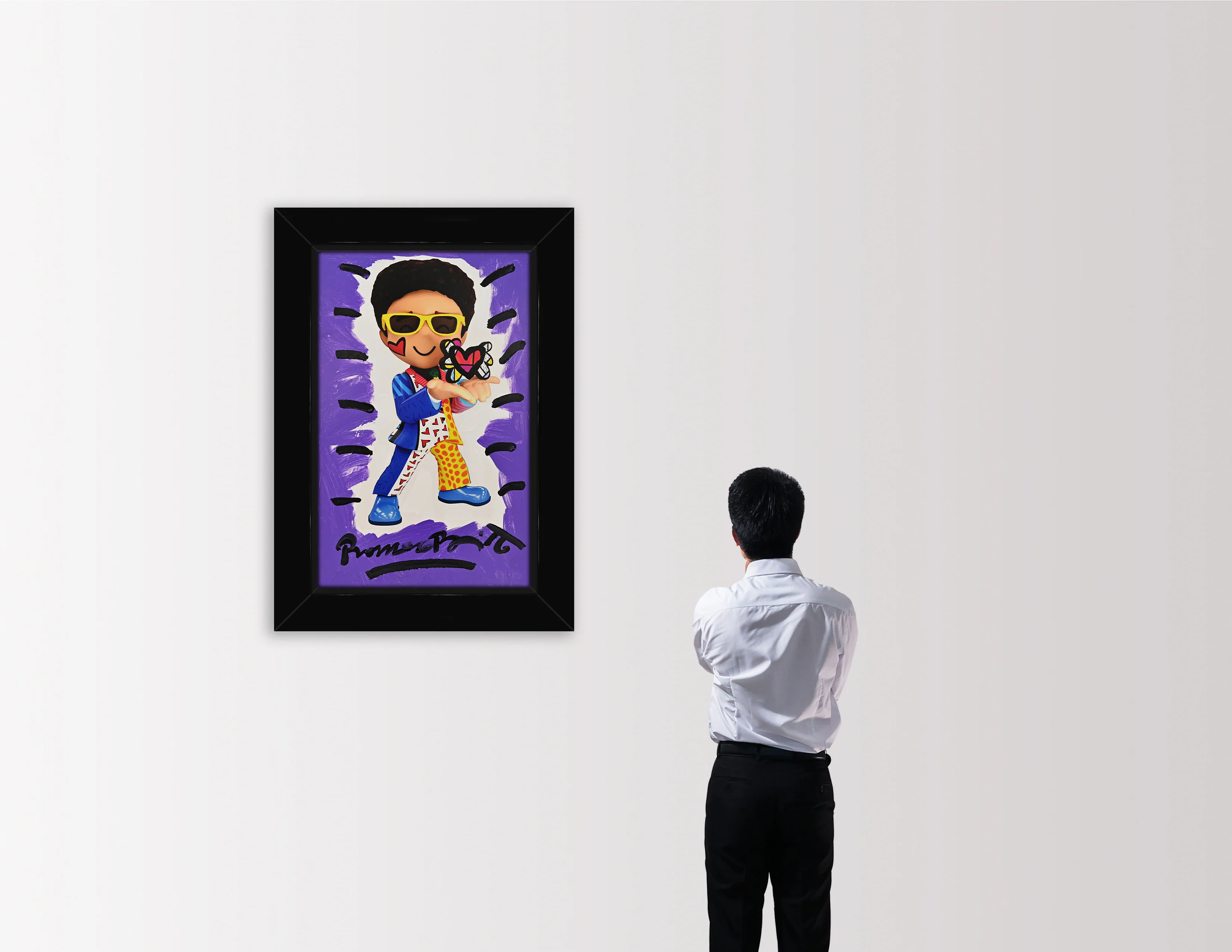 Little Britto - Mixed Media Original - Image 3