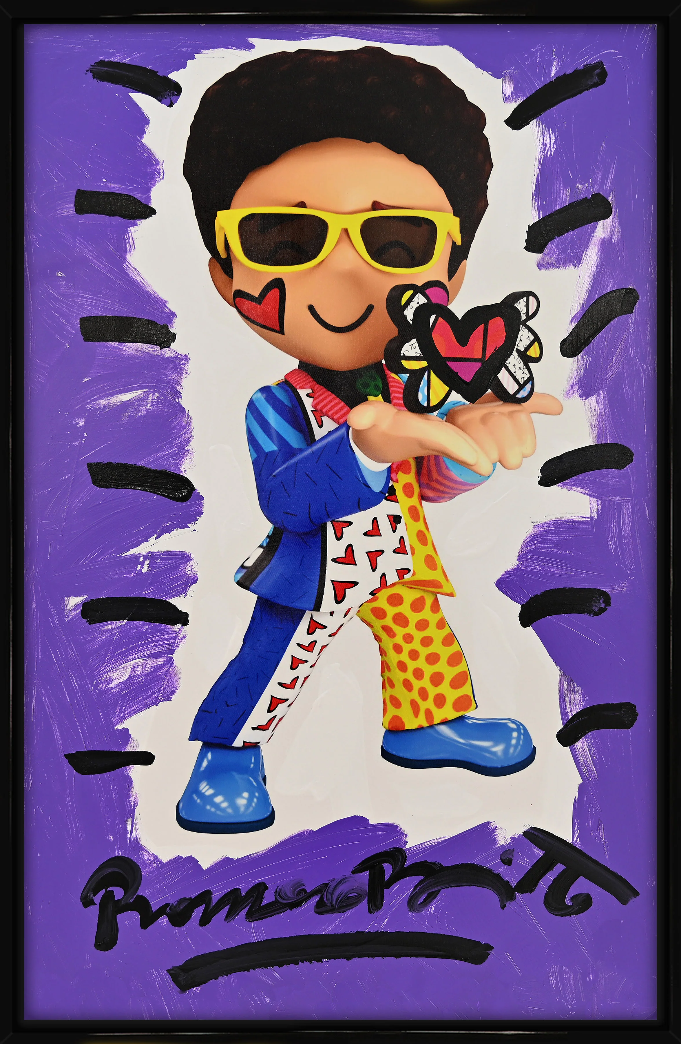 Little Britto - Mixed Media Original - Image 5