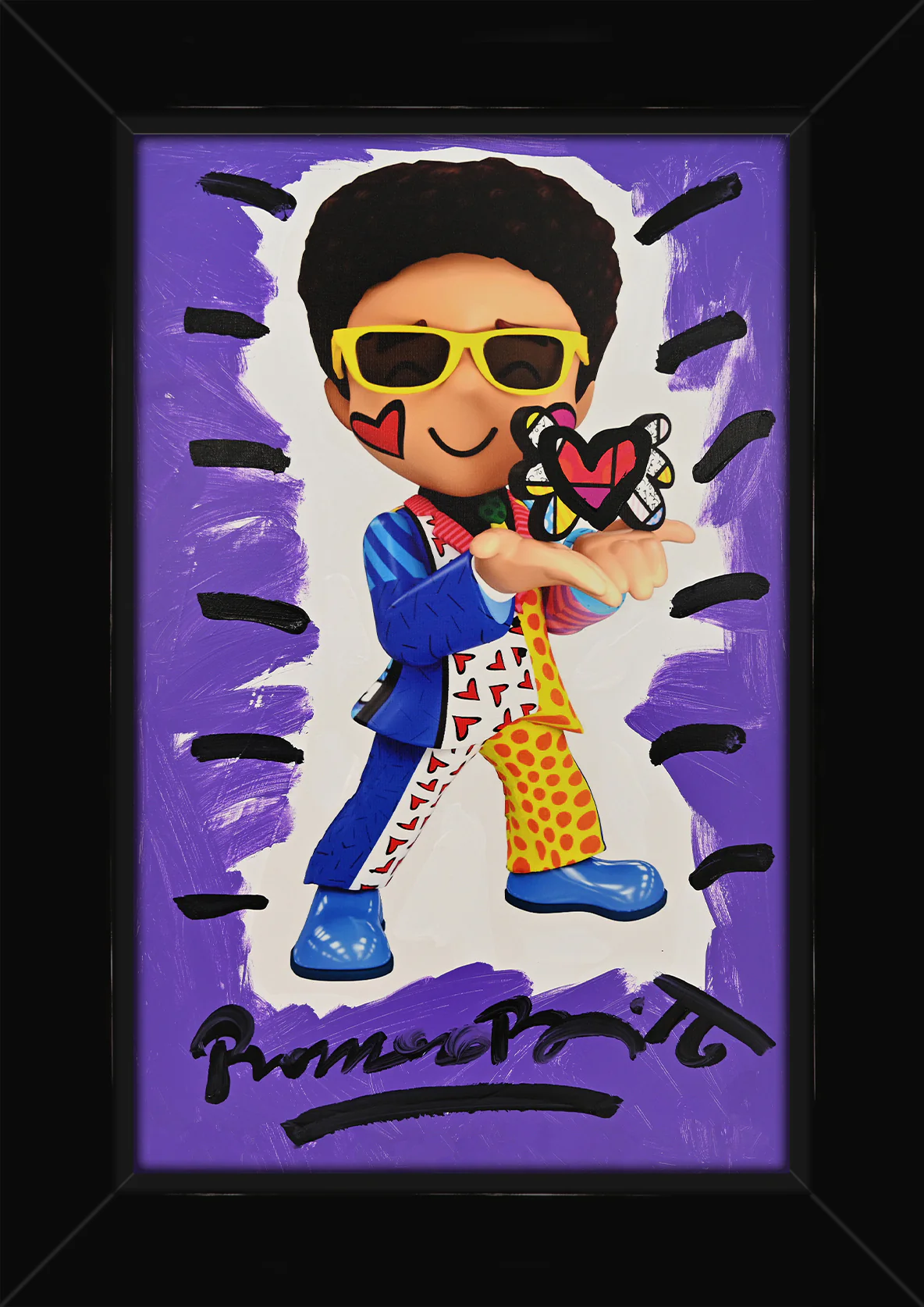Little Britto - Mixed Media Original - Image 6