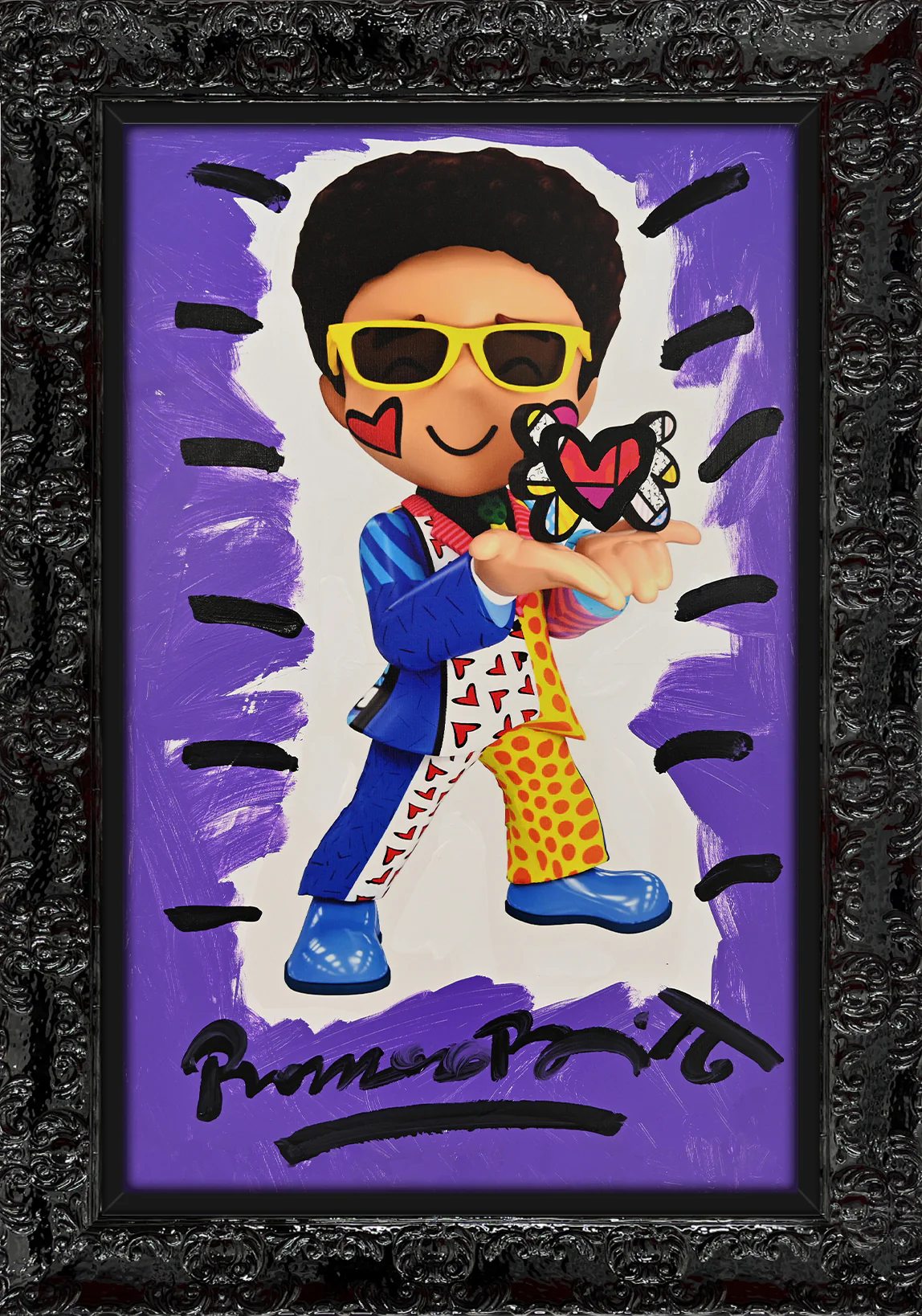 Little Britto - Mixed Media Original - Image 8