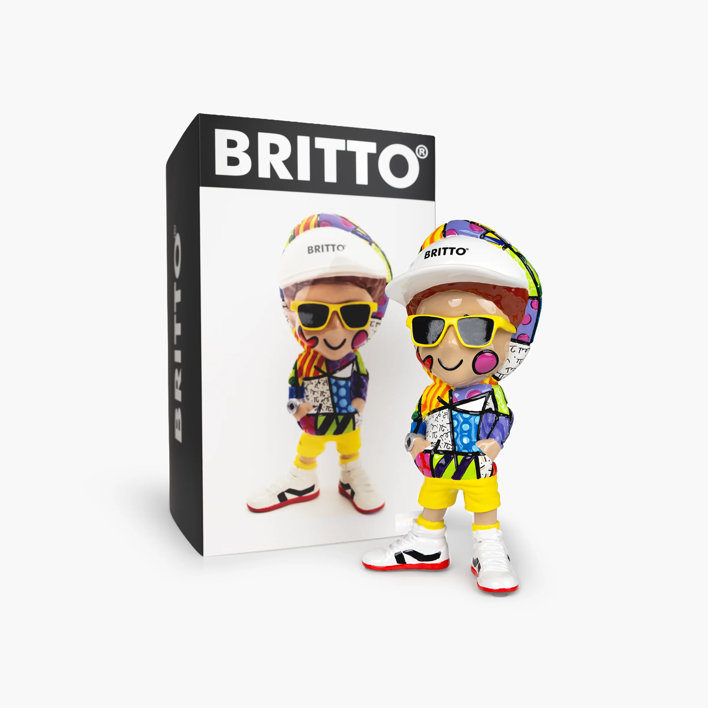 Little Britto With Hoodie - Britto Collectible Figurine - Image 5