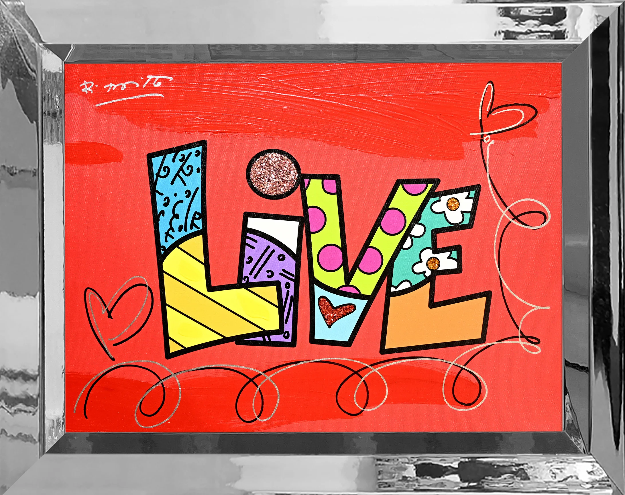 Live (Word) - Mixed Media Original - Image 10