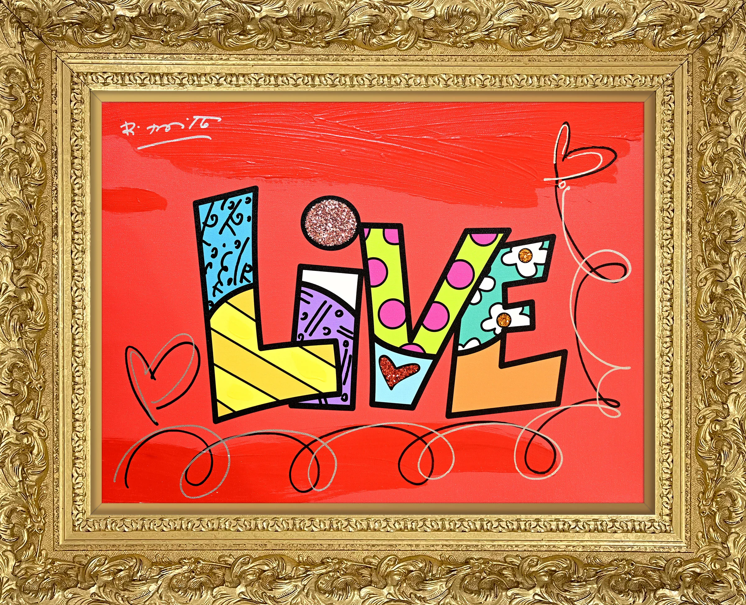 Live (Word) - Mixed Media Original - Image 11