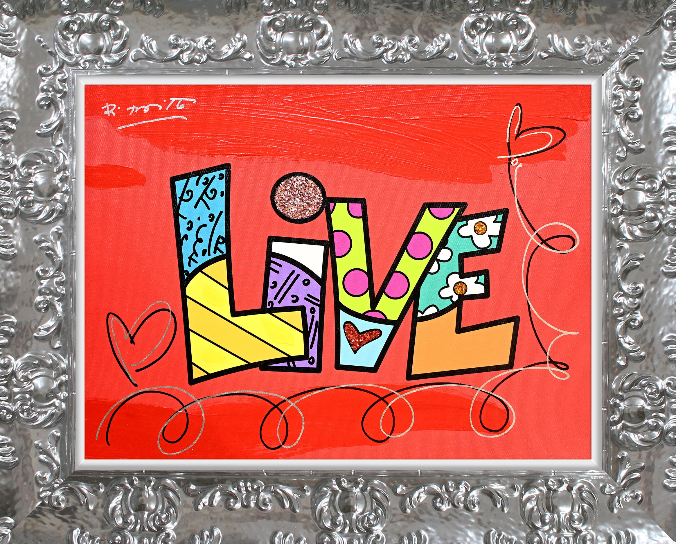 Live (Word) - Mixed Media Original - Image 12