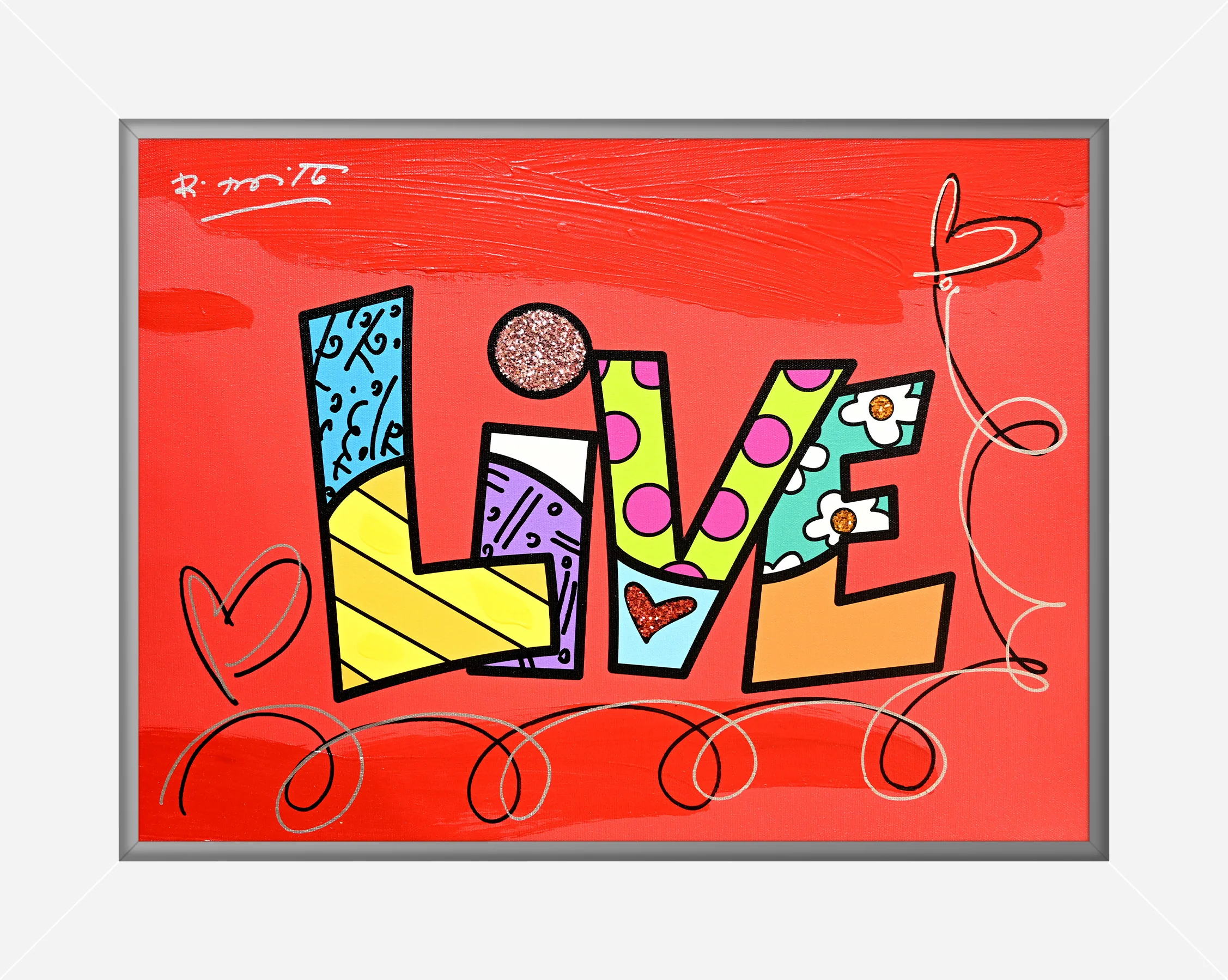 Live (Word) - Mixed Media Original - Image 13