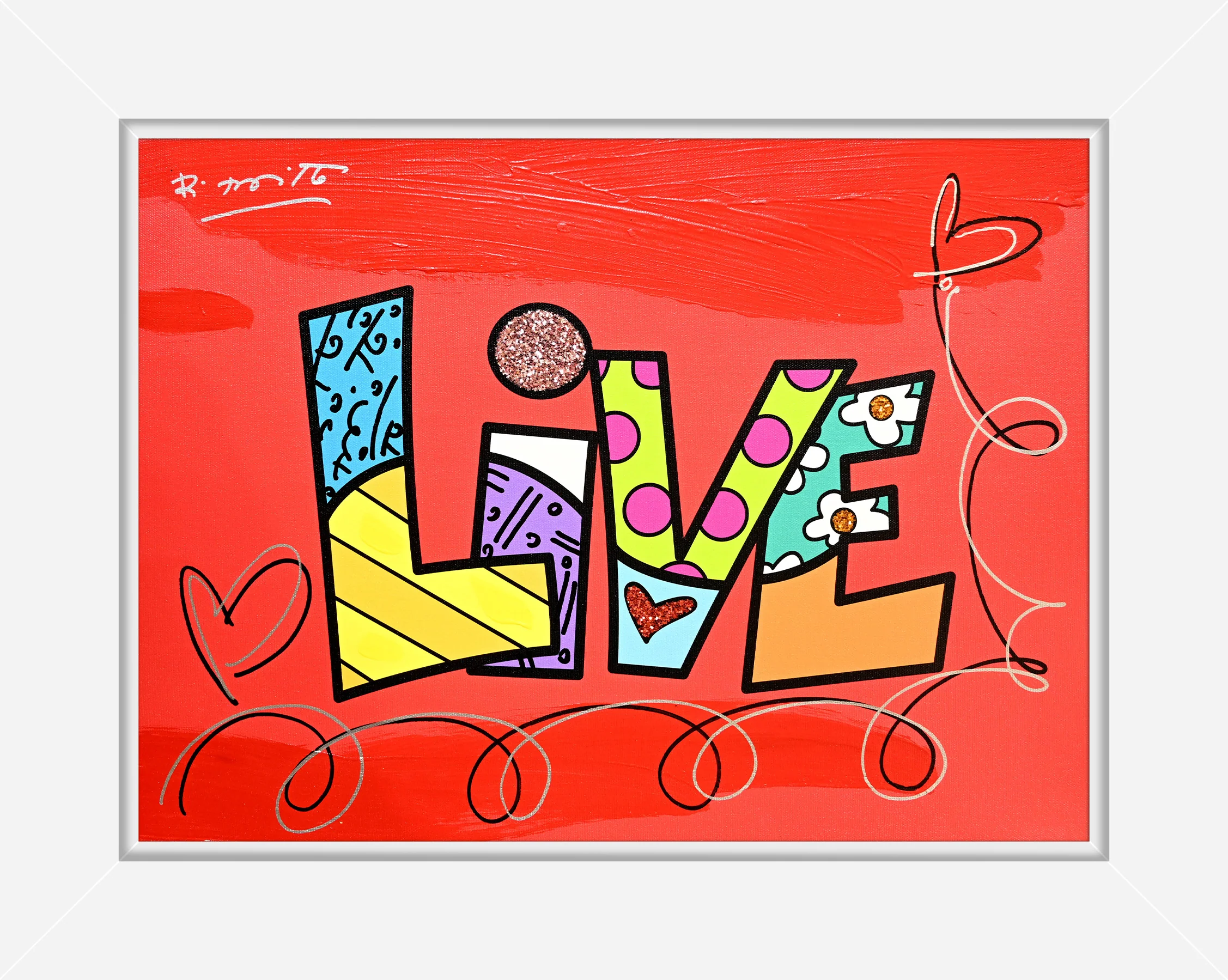 Live (Word) - Mixed Media Original - Image 14