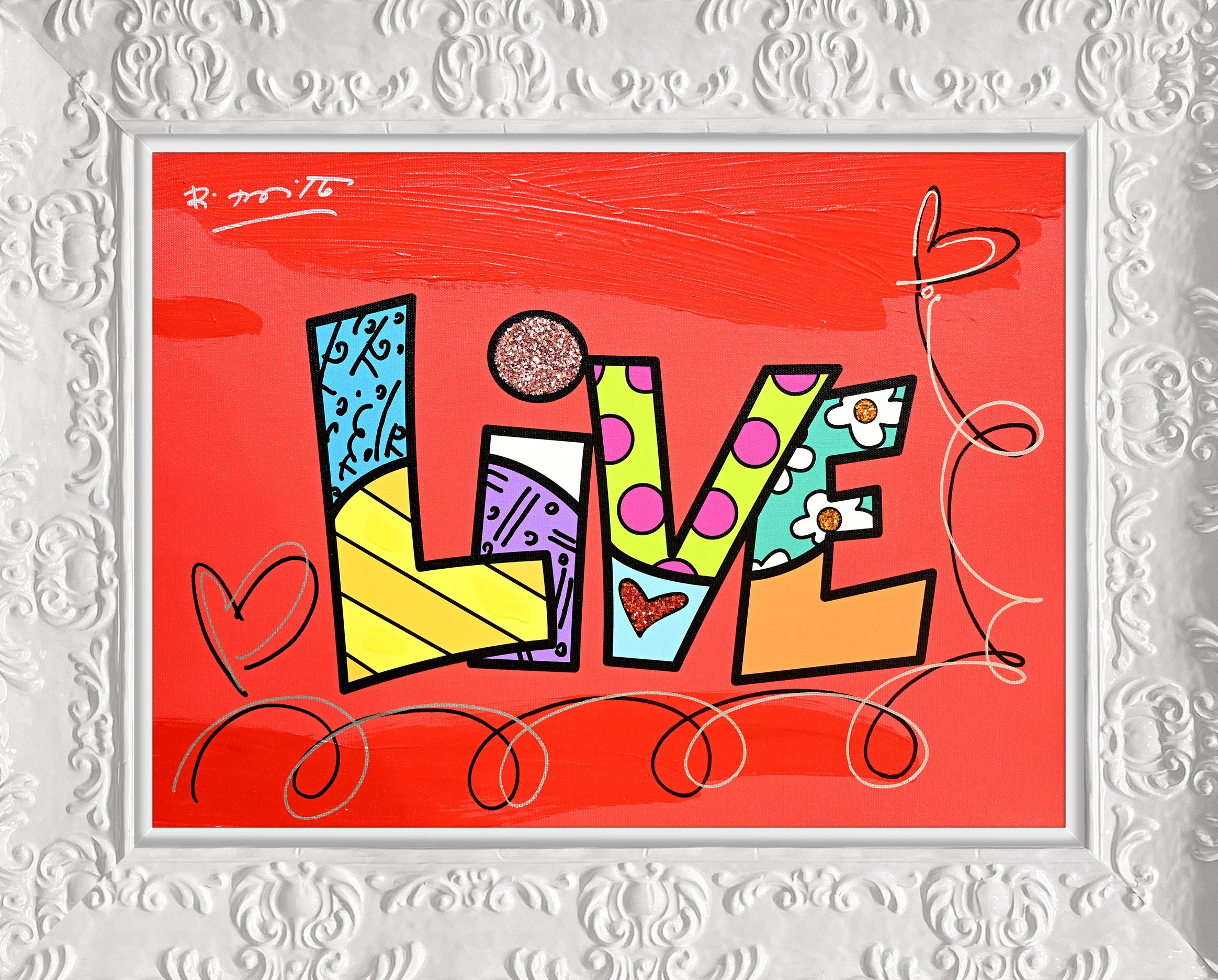 Live (Word) - Mixed Media Original - Image 16