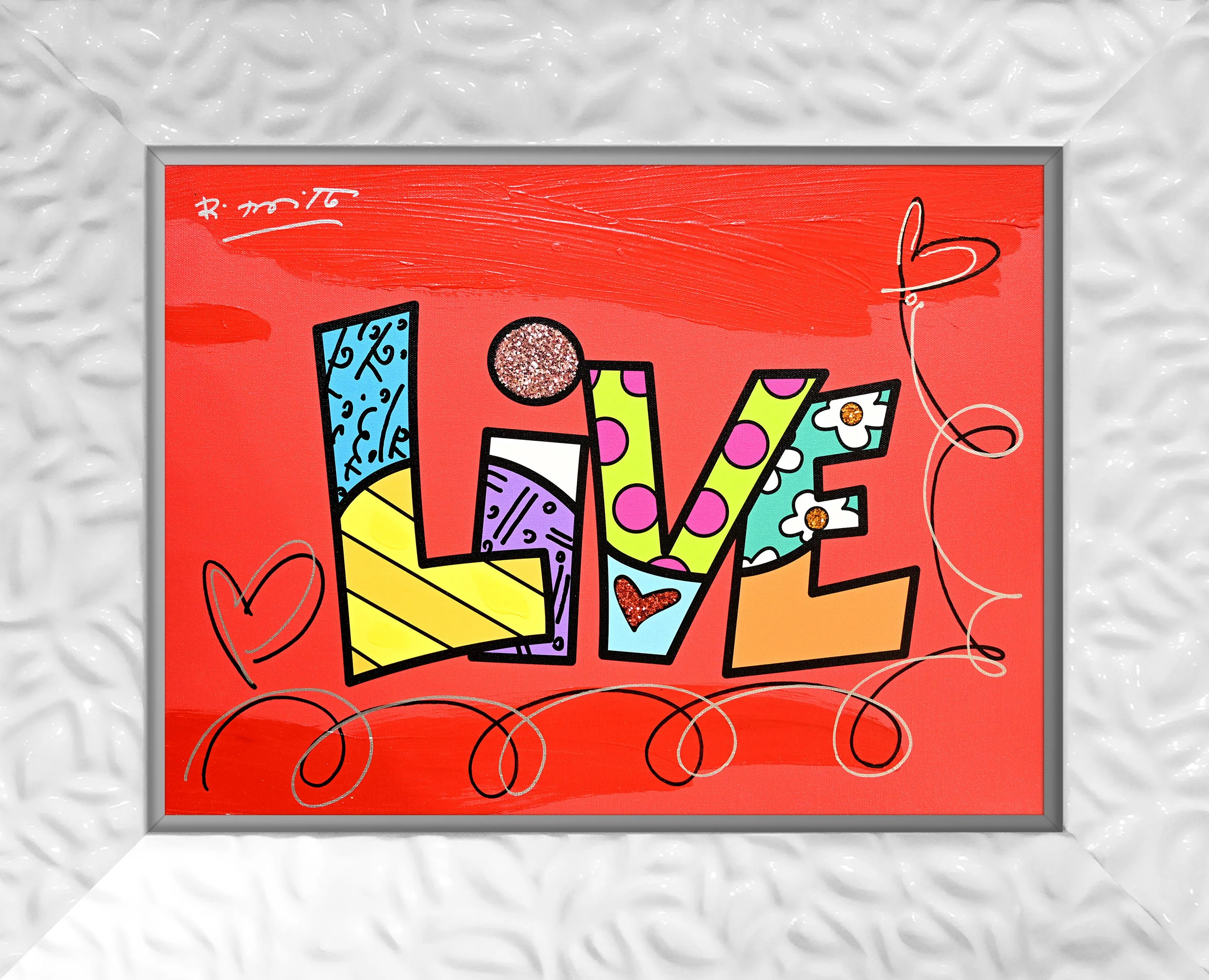 Live (Word) - Mixed Media Original - Image 17