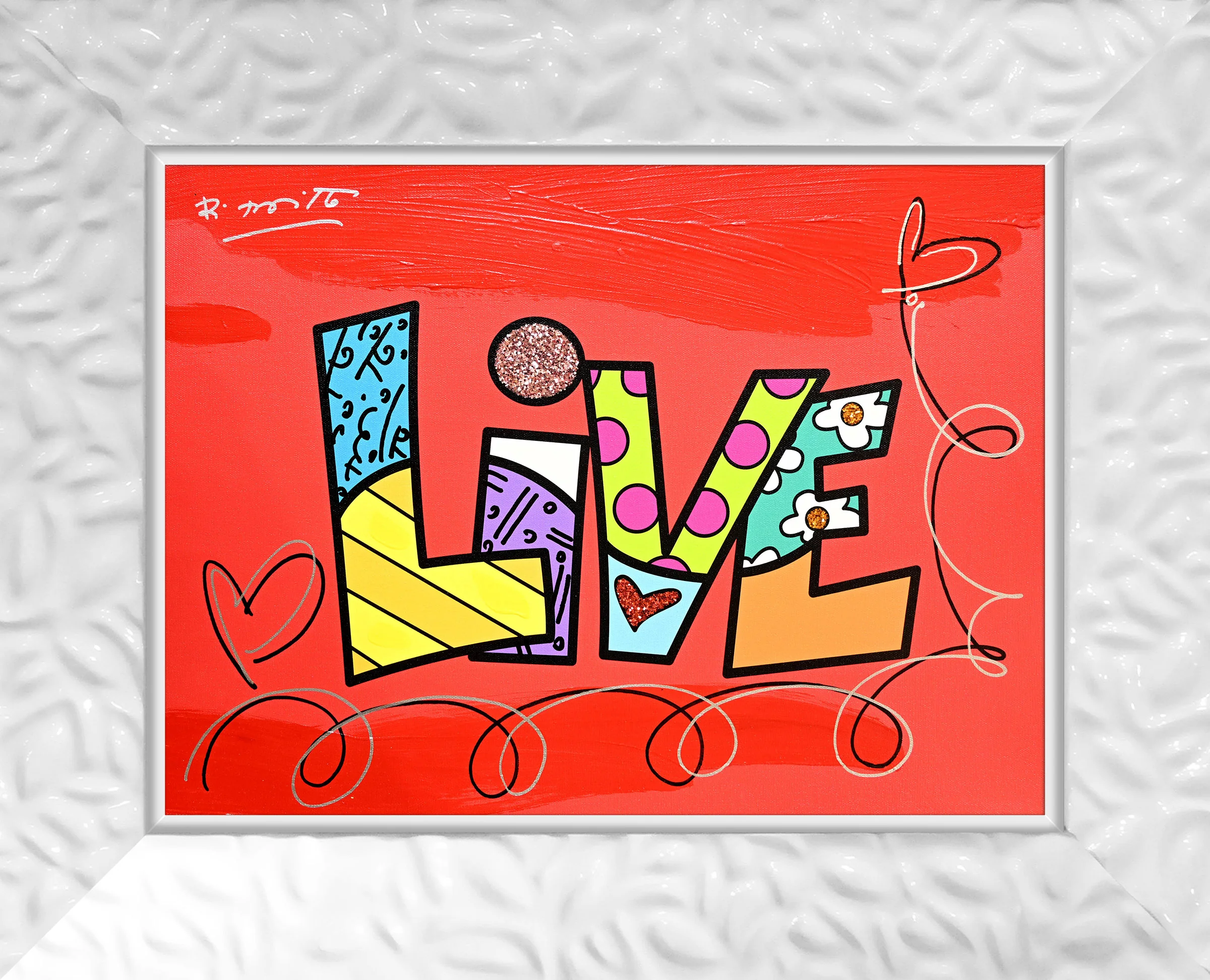 Live (Word) - Mixed Media Original - Image 18